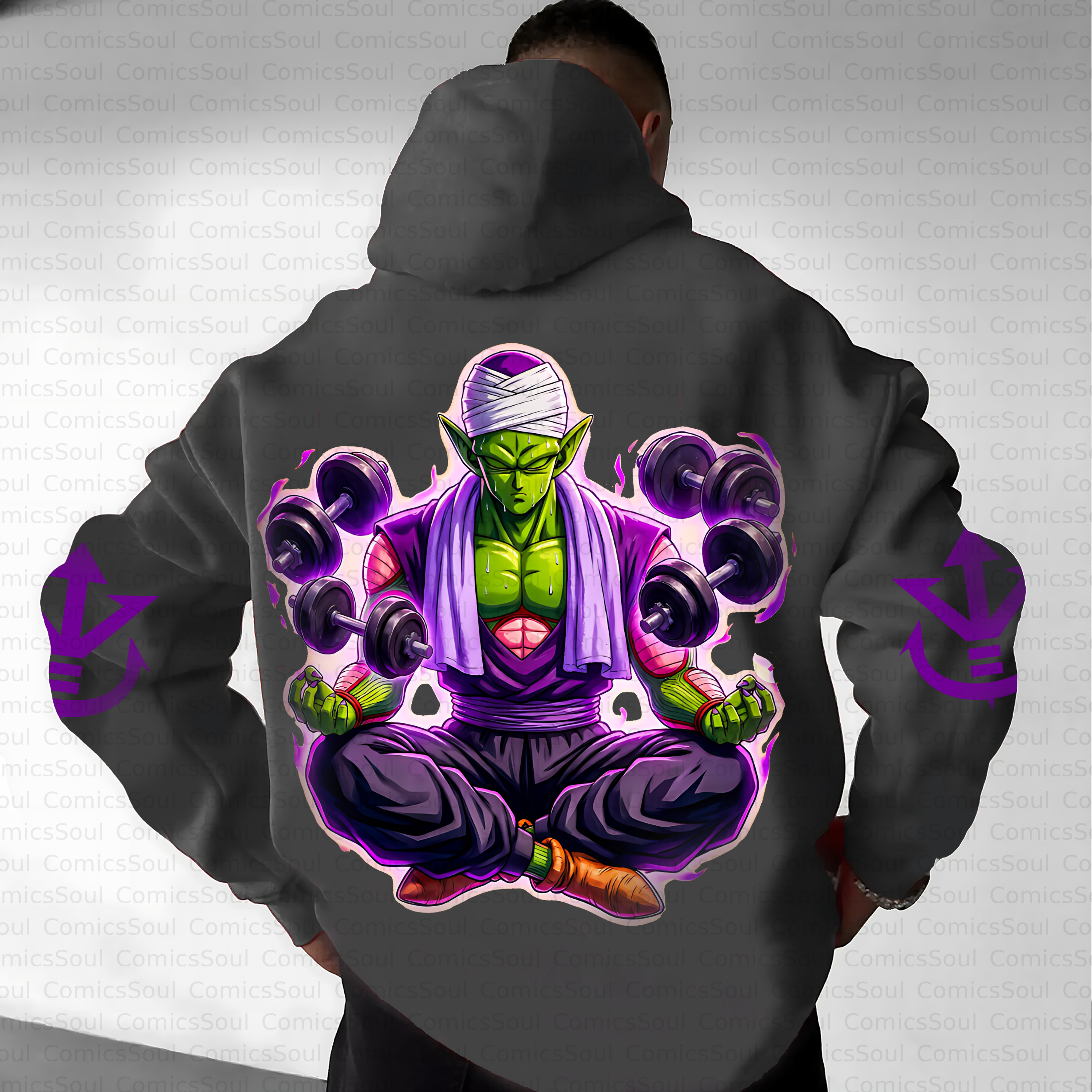 Unisex Anime Inspired Vintage Plush Hoodie