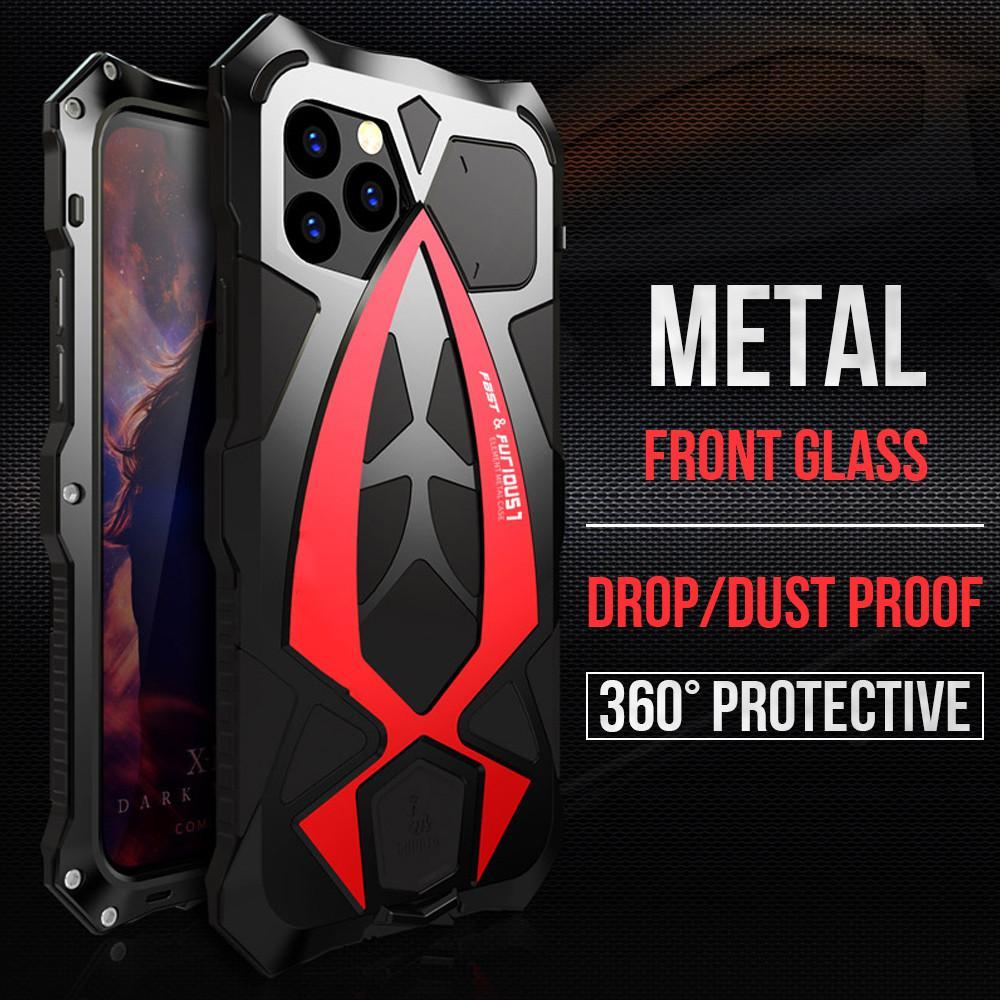 2024 New Steel Warrior Metal All-inclusive Phone Case For iPhone