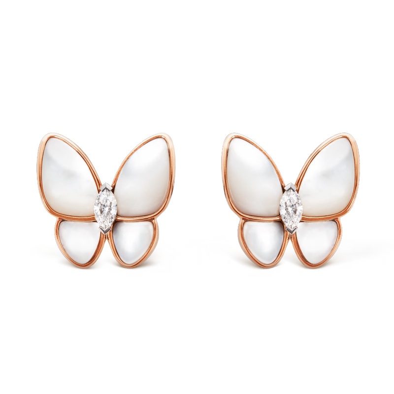Replicate Two Butterfly earrings(1:1 replica) - Original Replica Club
