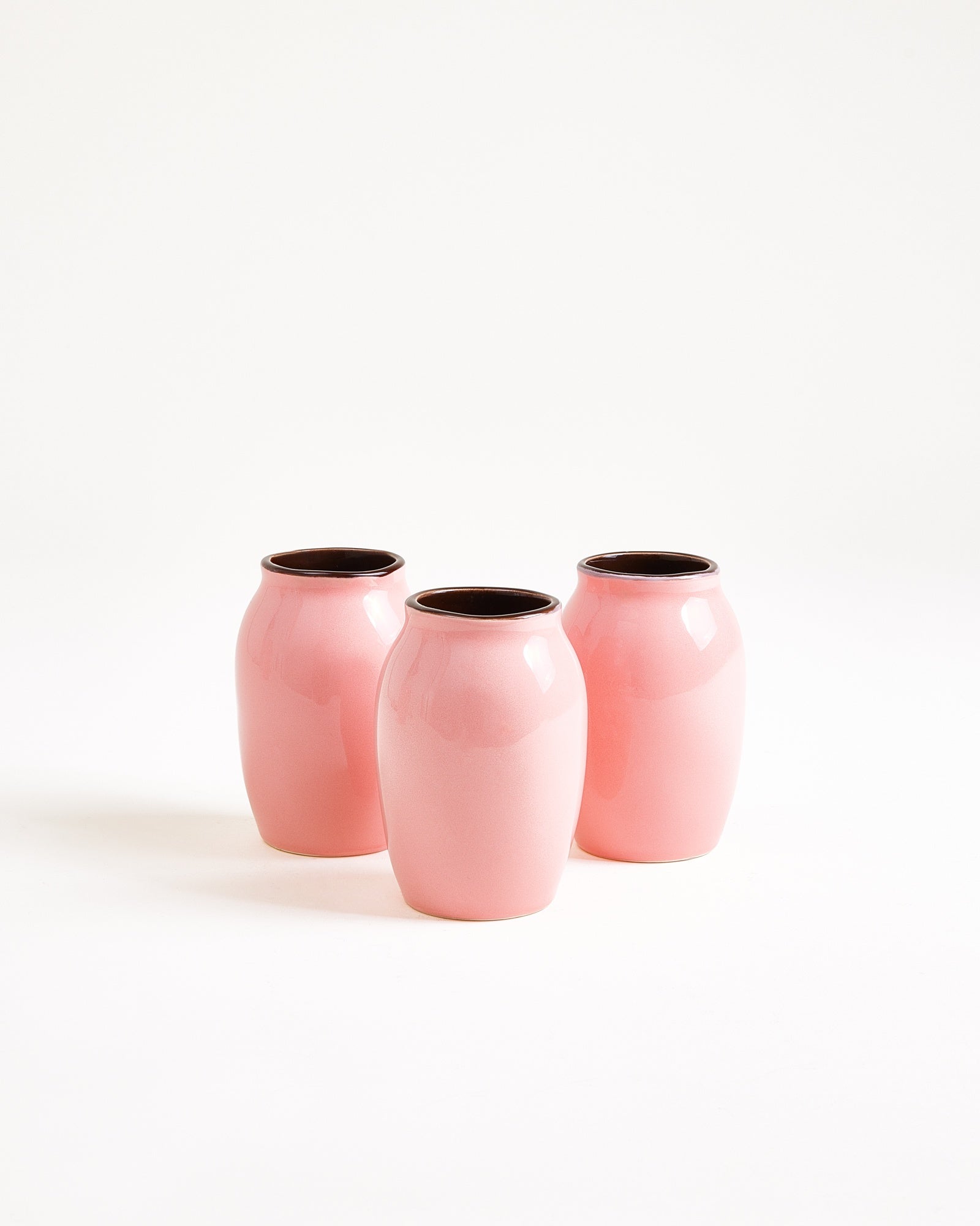 Sombra Vase S rosa braun