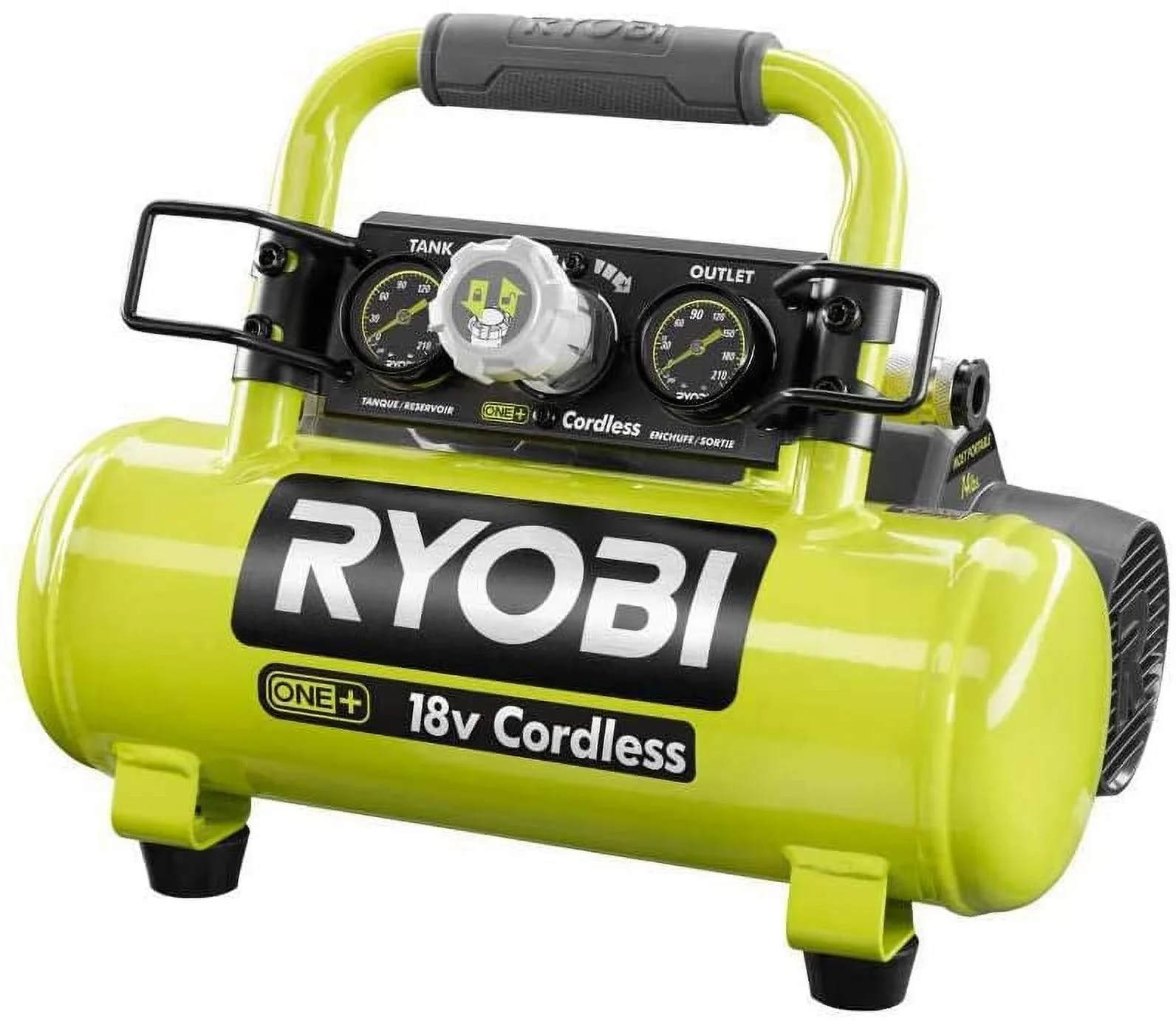 Ryobi 18-Volt ONE+ Cordless 1 Gal. Portable Air Compressor (Tool Only) - Image 2