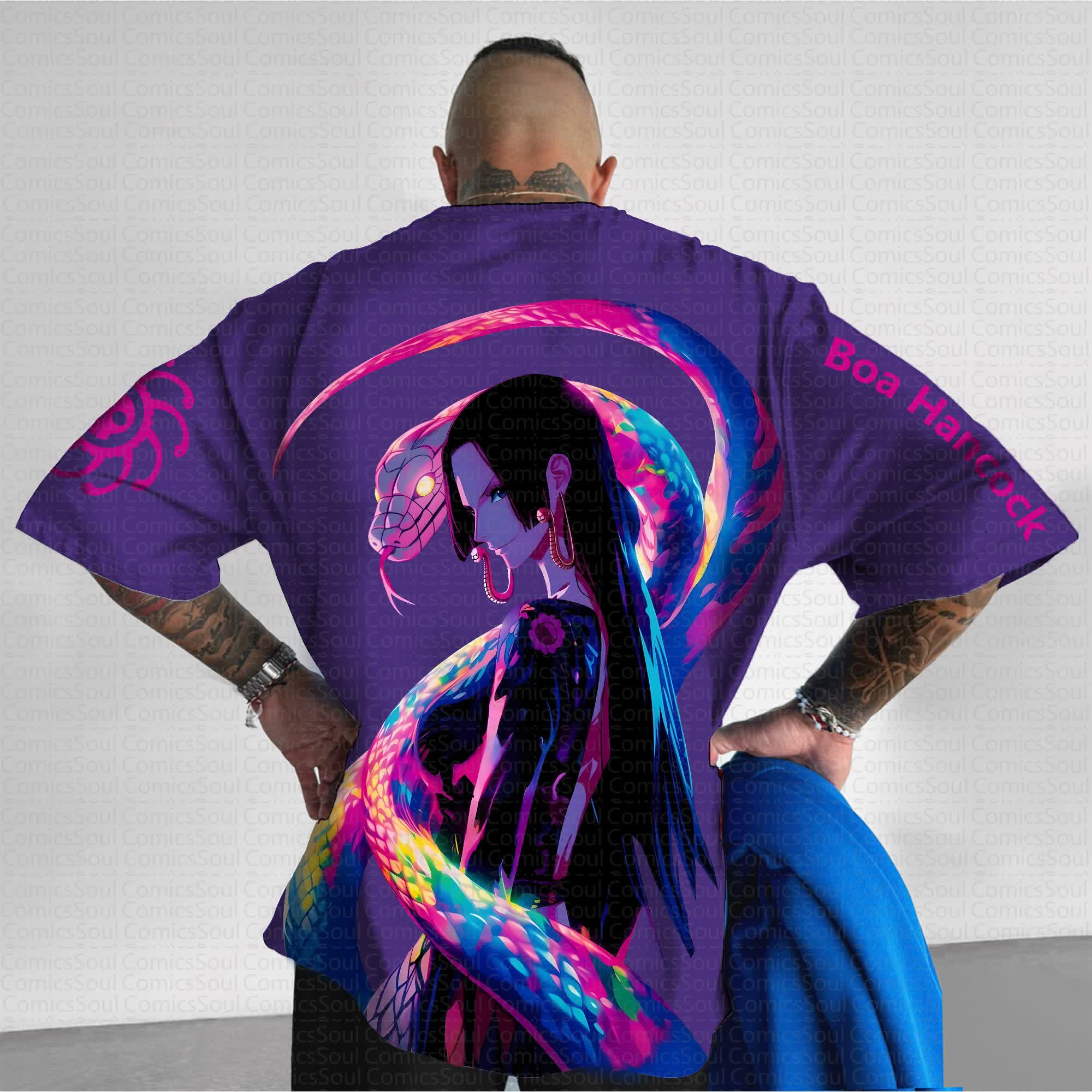 Unisex Anime Inspired Vintage T-Shirt丨Comicssoul