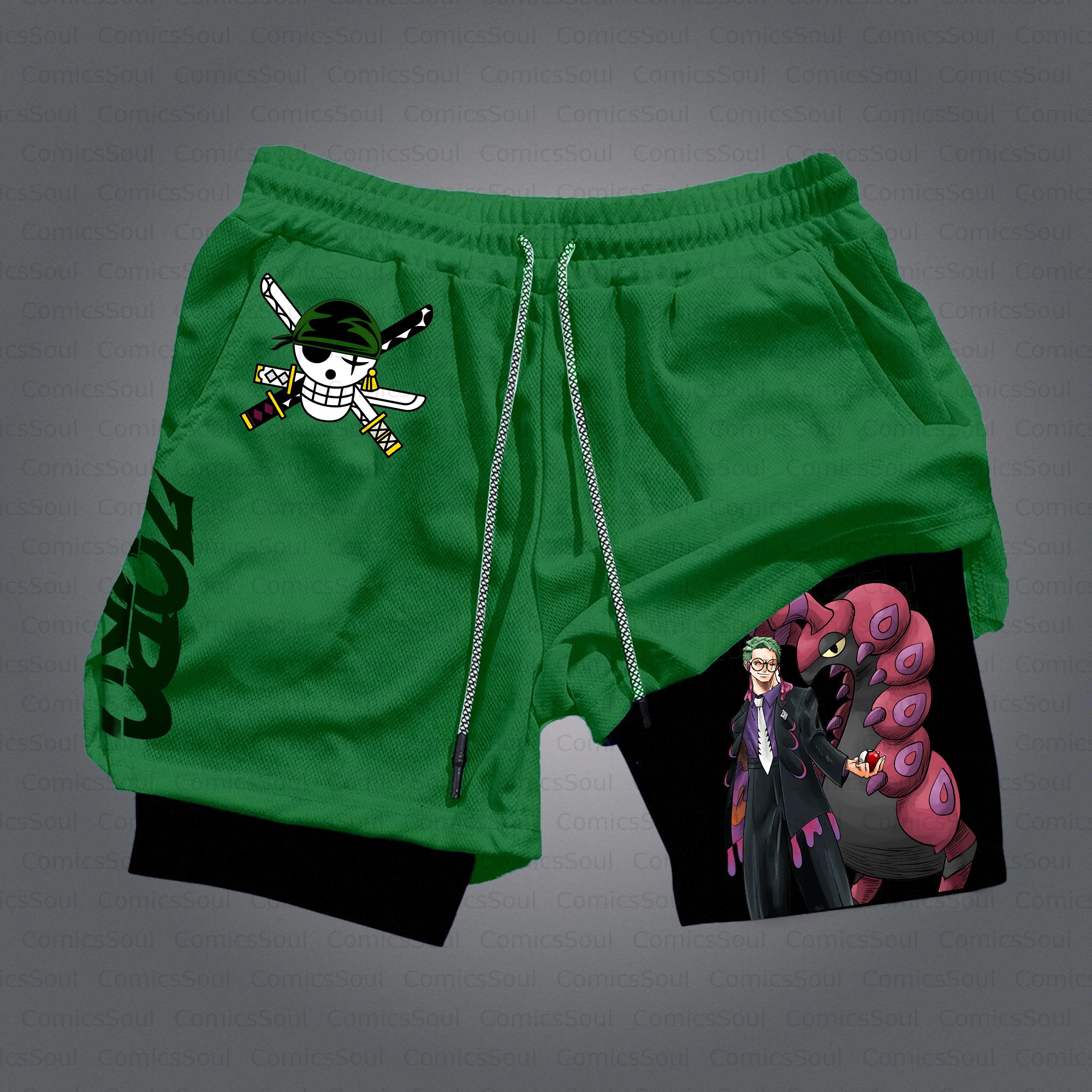 Unisex Casual Anime Style Shorts
