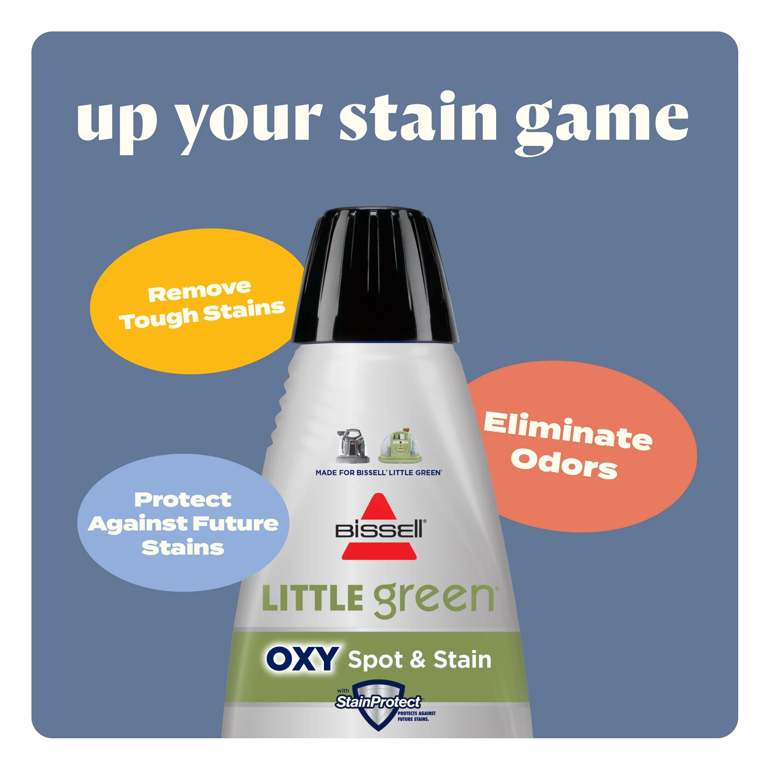 BISSELL Little Green Mini Portable and Upholstery Deep Cleaner, Car/Auto Detailer with 4" Tough Stain Tool and Little Green Trial Formula, 4095 - Image 6