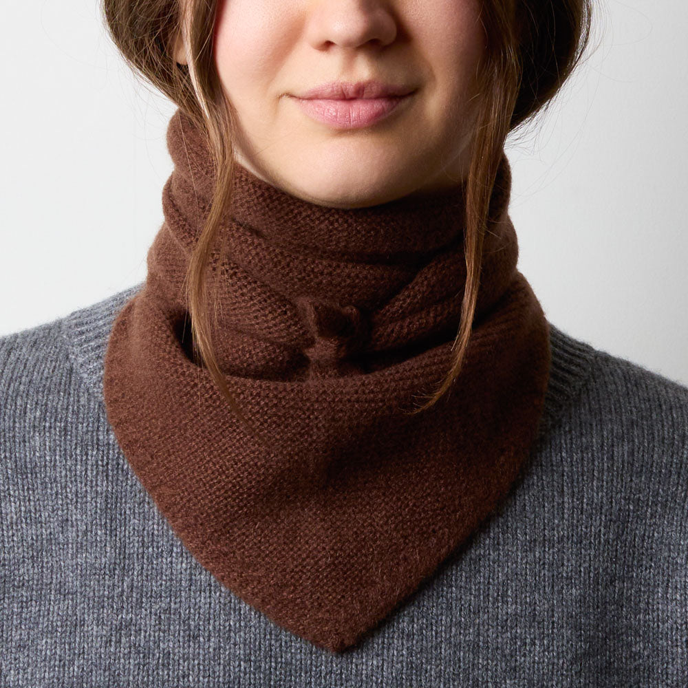 Merci - Bandana en cachemire Martine - Marron
