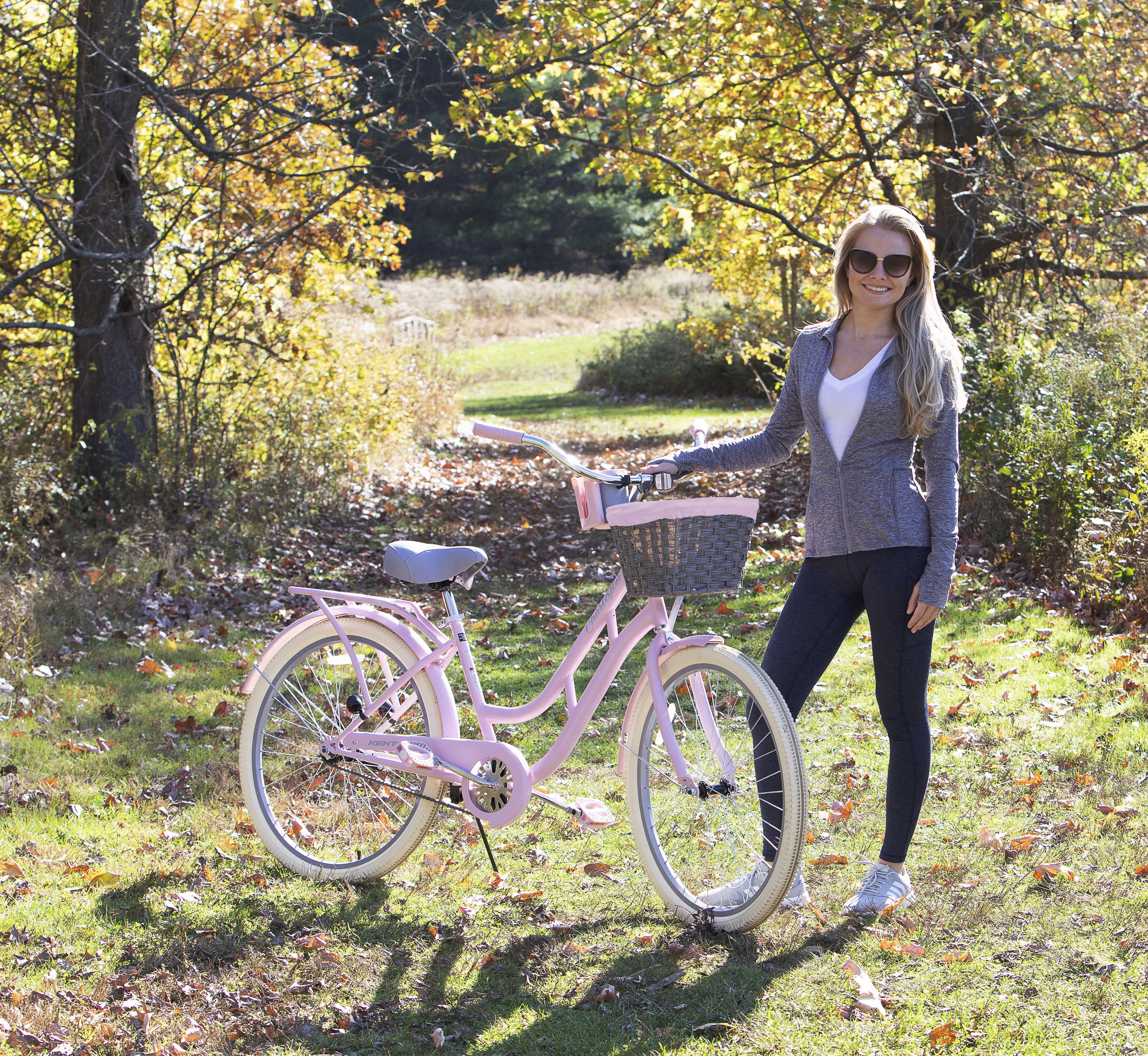 26 In. Charleston Ladies Cruiser Bike, Pink - Image 7