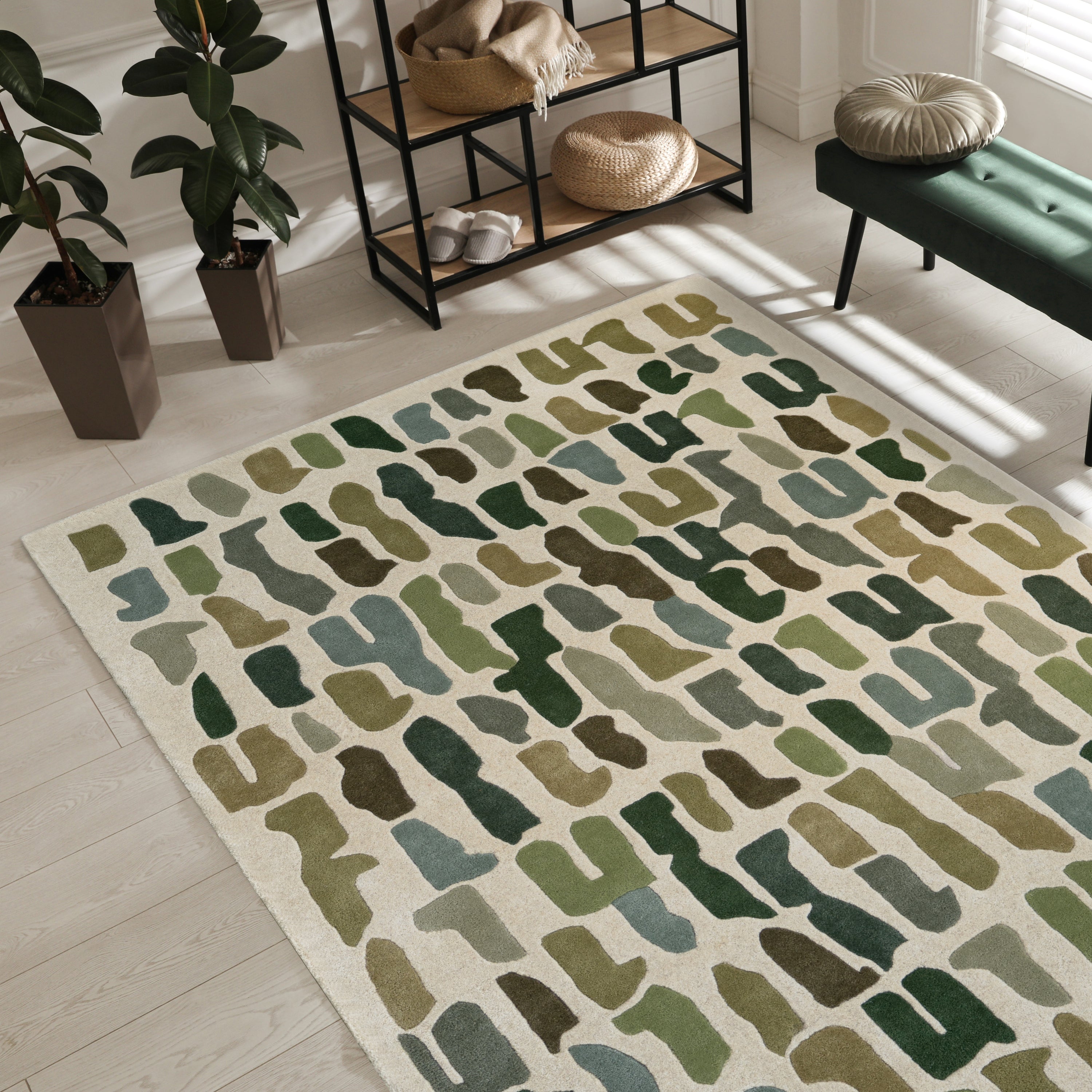 Acsento Panarea Vloerkleed 200 x 290 cm - Forest