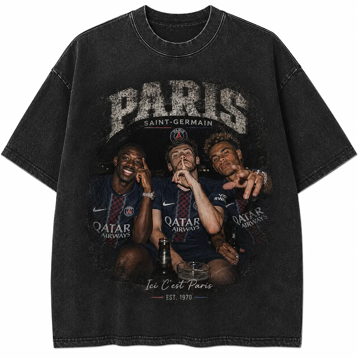 DEMBÉLÉ & K77 & EMERY CHAMPION V2 VINTAGE TEE