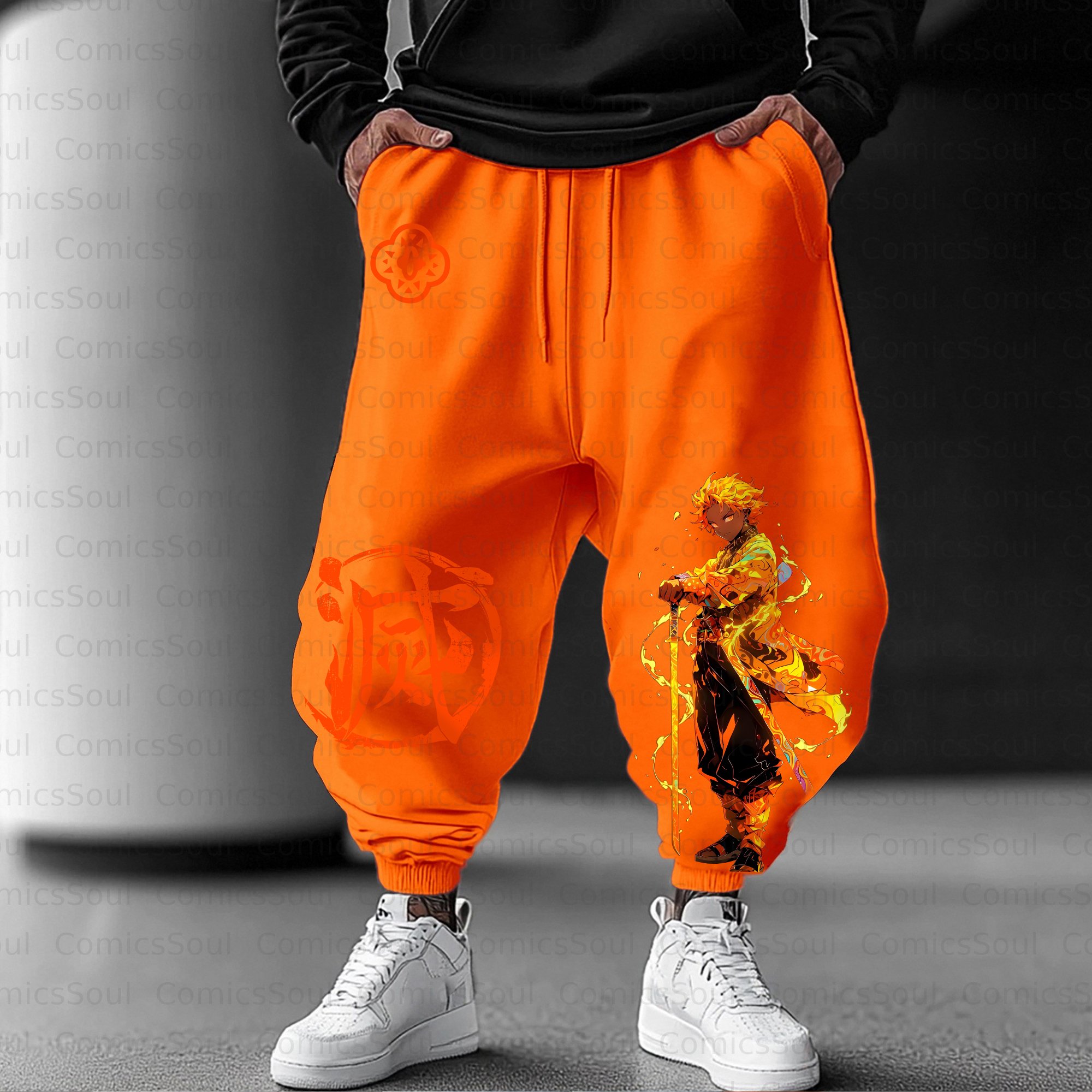 Unisex Anime Inspired Vintage Pants | KNY