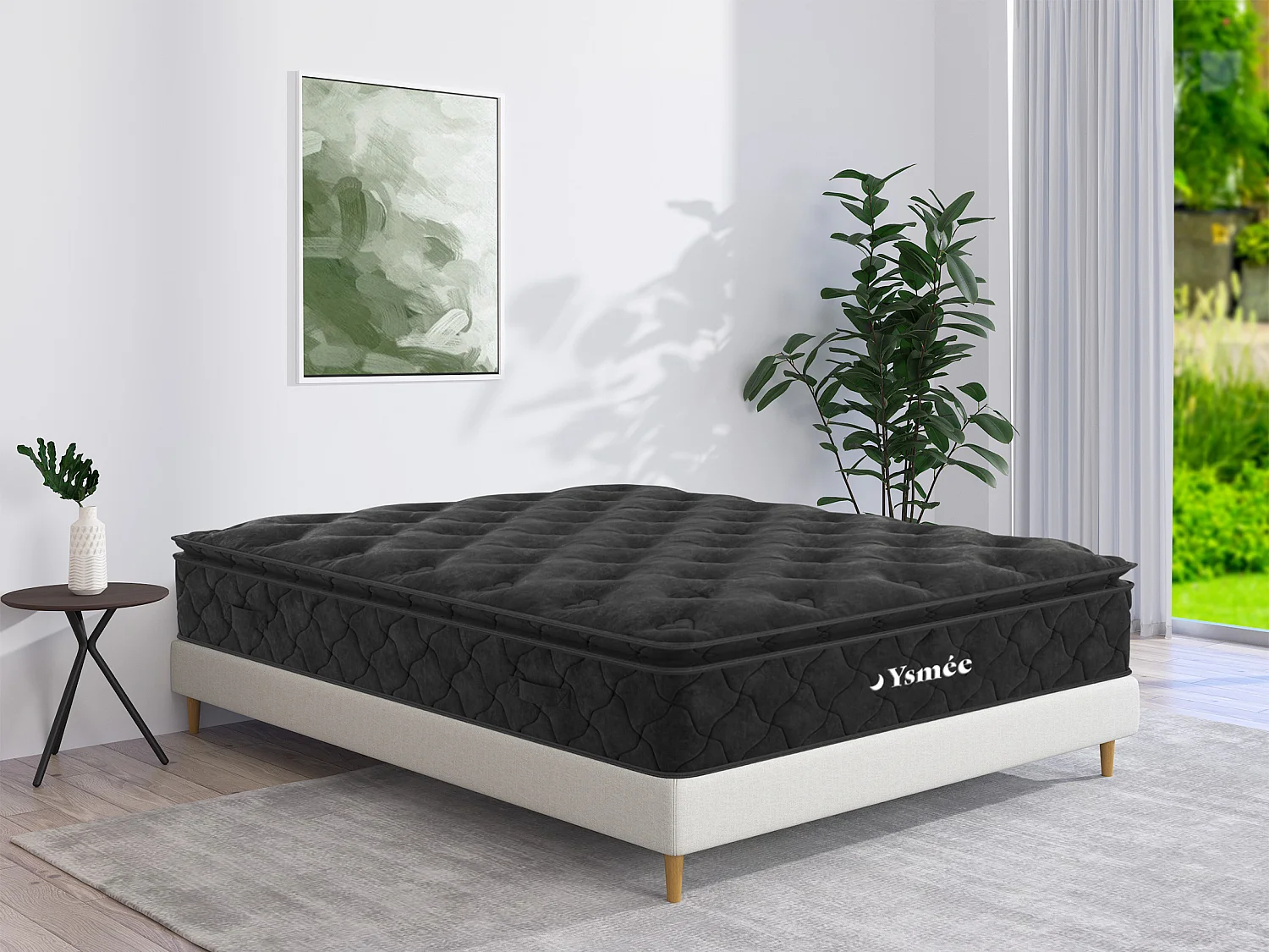 Colchón de muelles ensacados BLACK DREAM de YSMEE - 180x200 cm