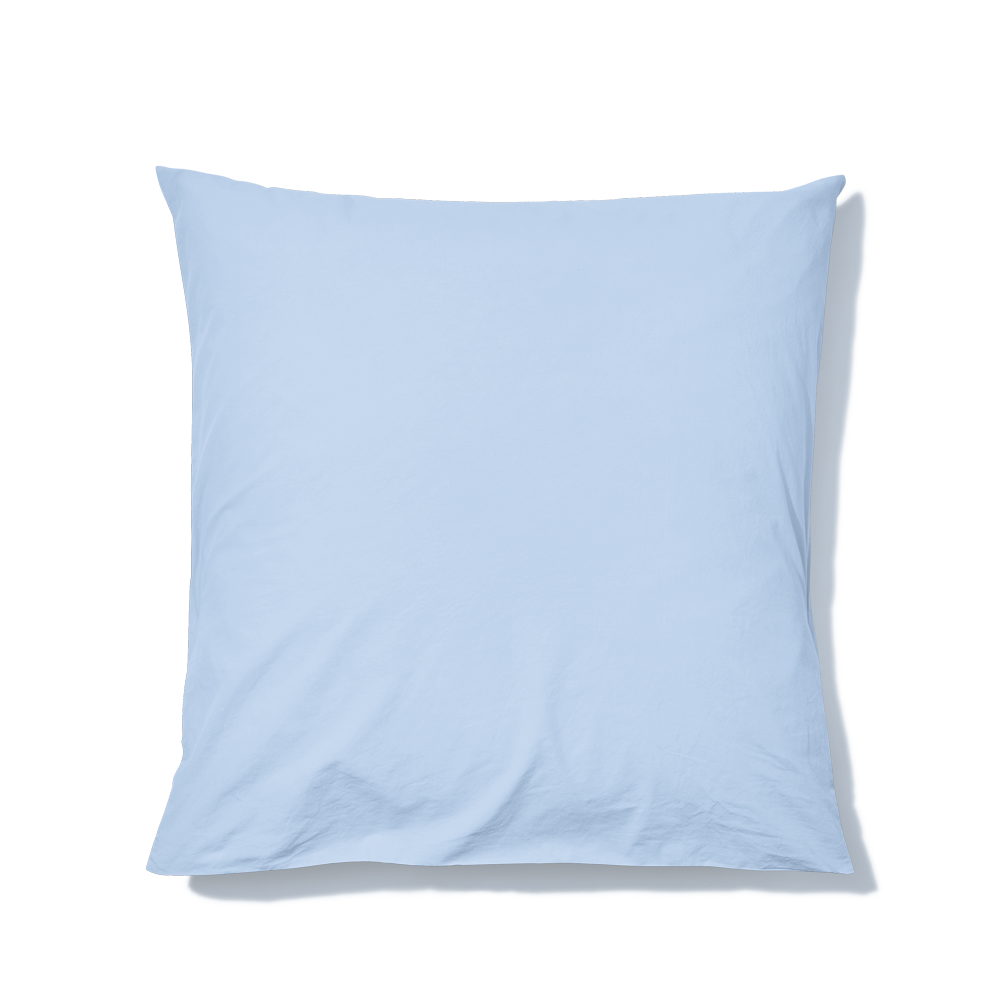 Taie d'oreiller en percale de coton - Bleuet