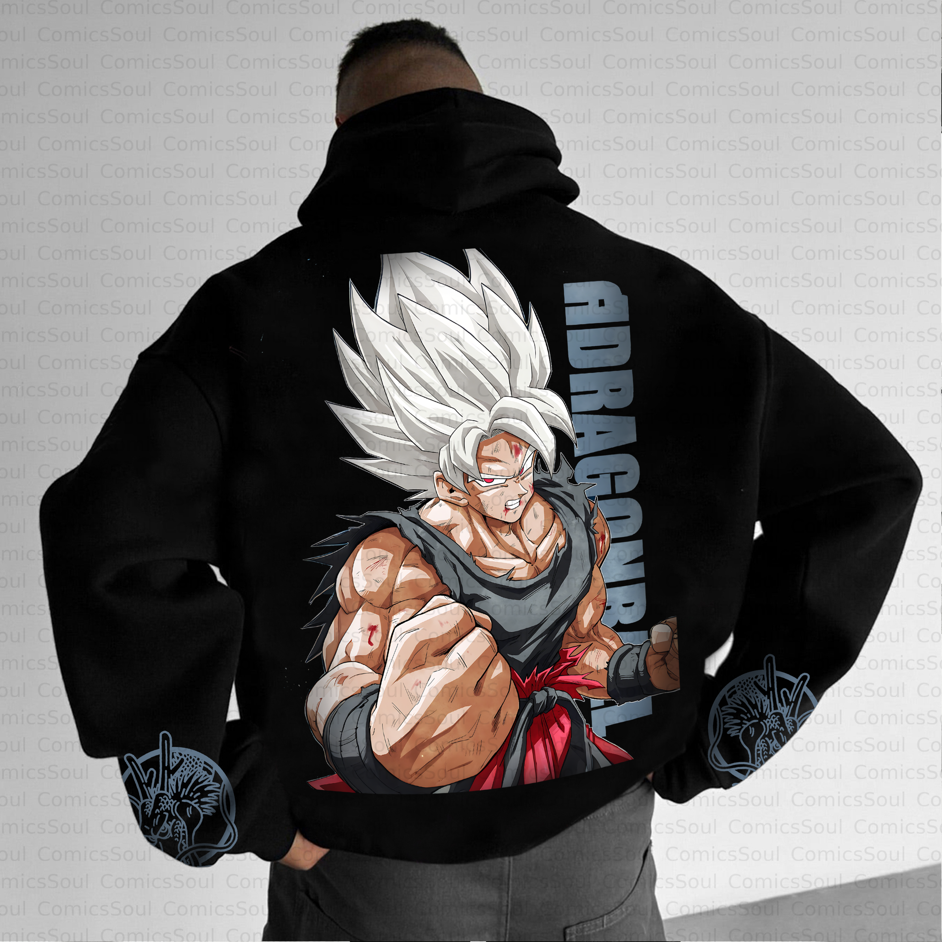 Unisex Anime Inspired Vintage Plush Hoodie