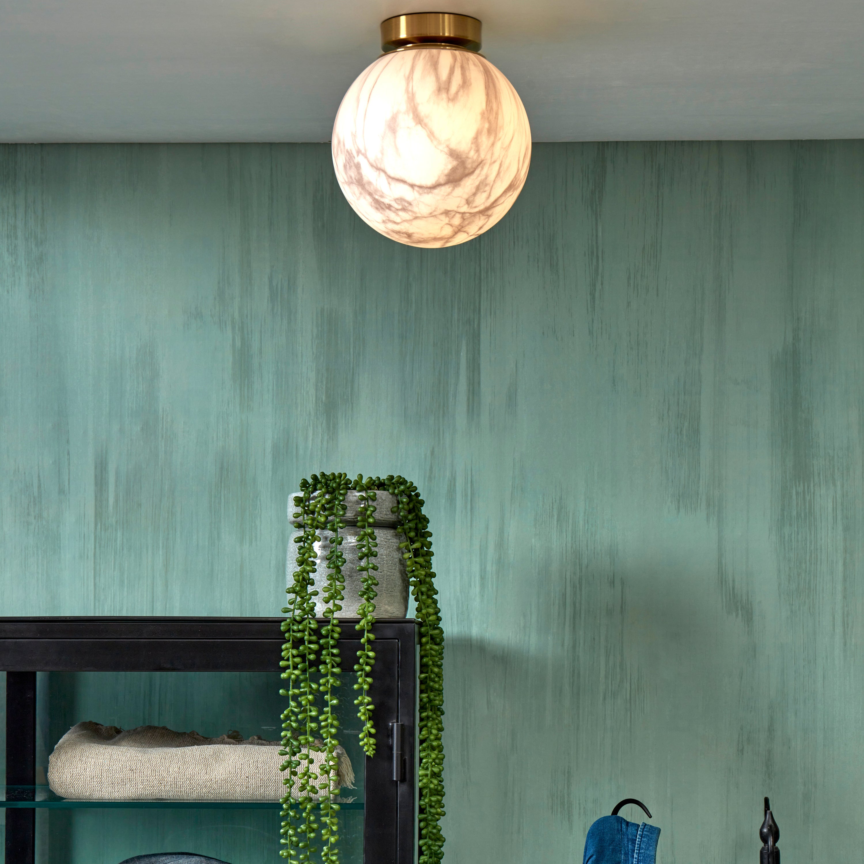 It's about RoMi Carrara Plafonnière - Goud - Ø 22 cm