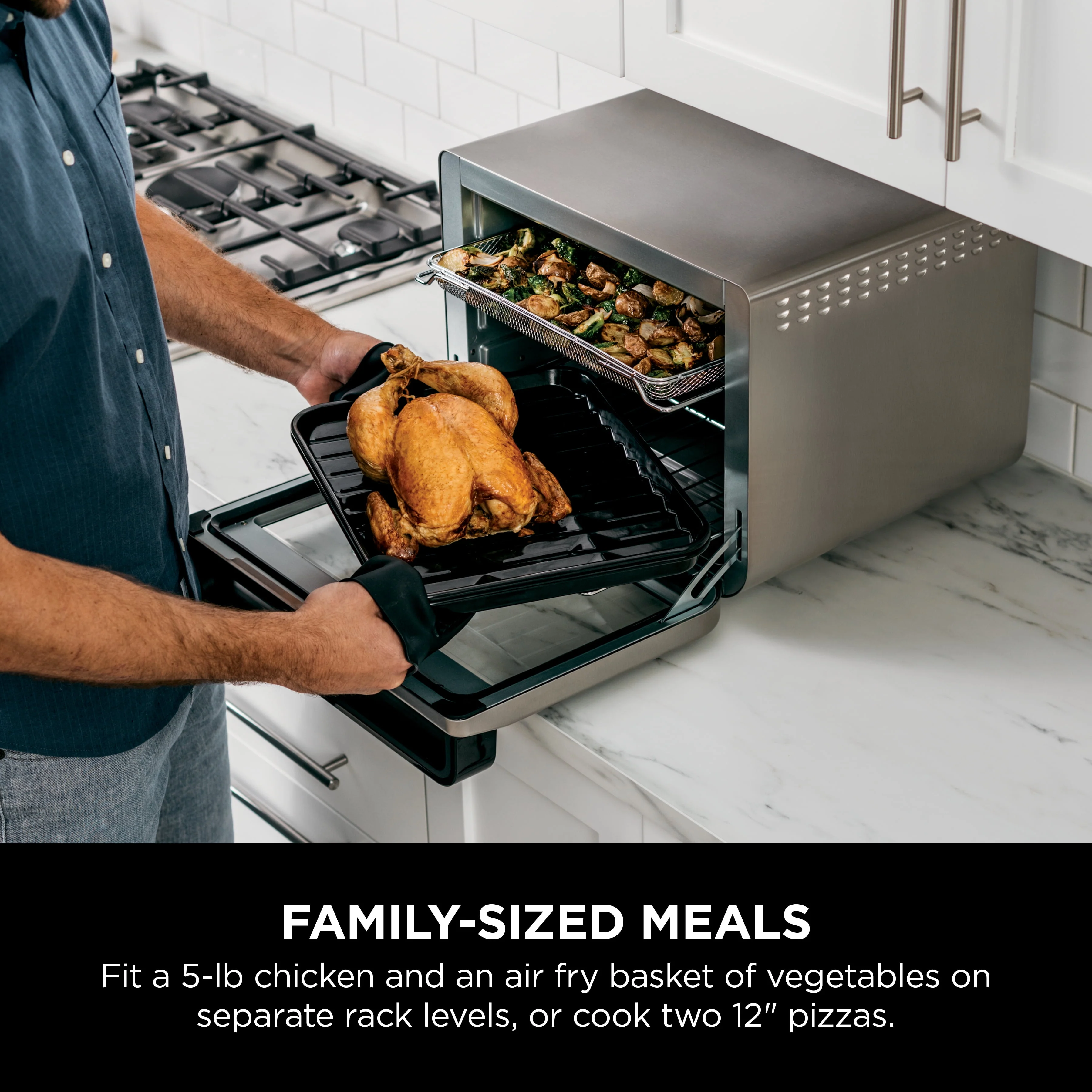 Ninja® Foodi™ 8-in-1 XL Pro Air Fry Oven, Large Countertop Convection Oven, DT200 - Image 7