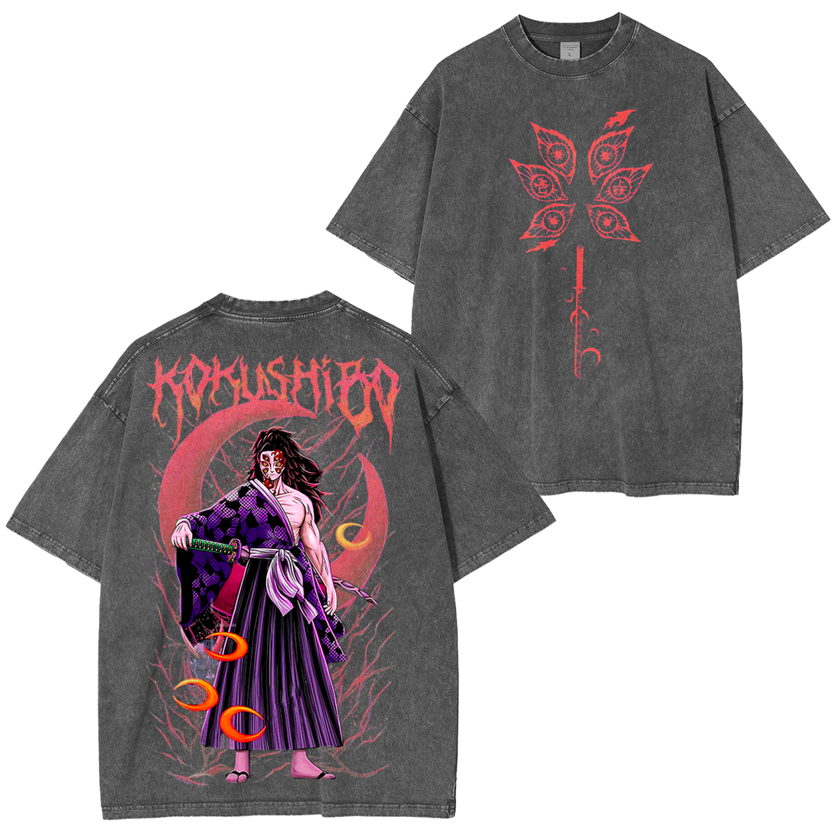 Unisex Anime Inspired Vintage Washed T-Shirt丨Comicssoul TeeThreads Sustain the Scene with Custom Apparel
