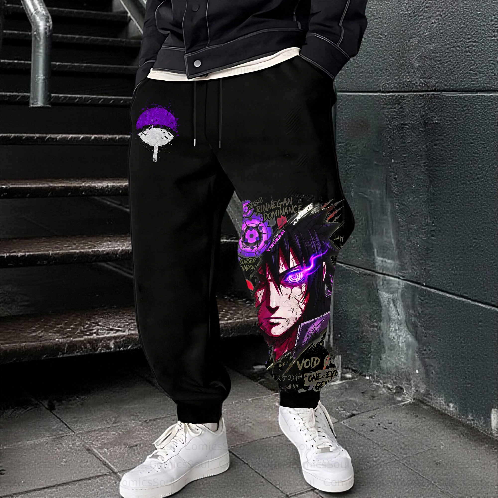Unisex Casual Anime Streetwear Pant