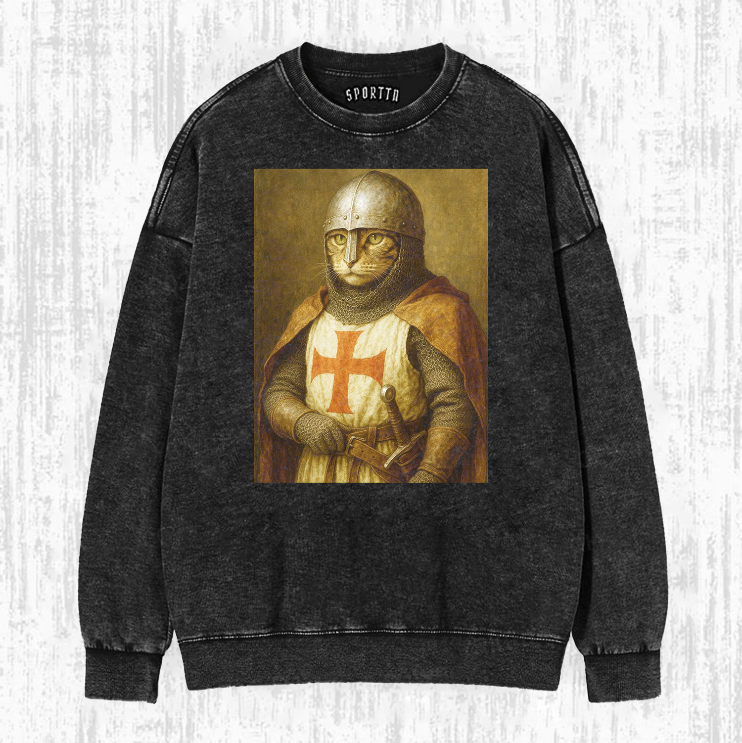 KNIGHT CAT - THEMED CREATIVE T-SHIRT