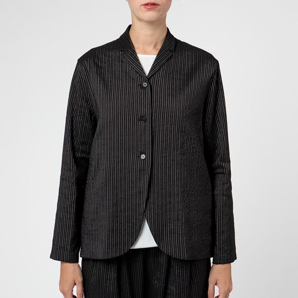 Apuntob - Veste Blazer Rayures - Noir