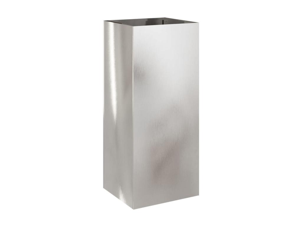Decoratodo de acero inoxidable plateado 32x27,5x75 cm