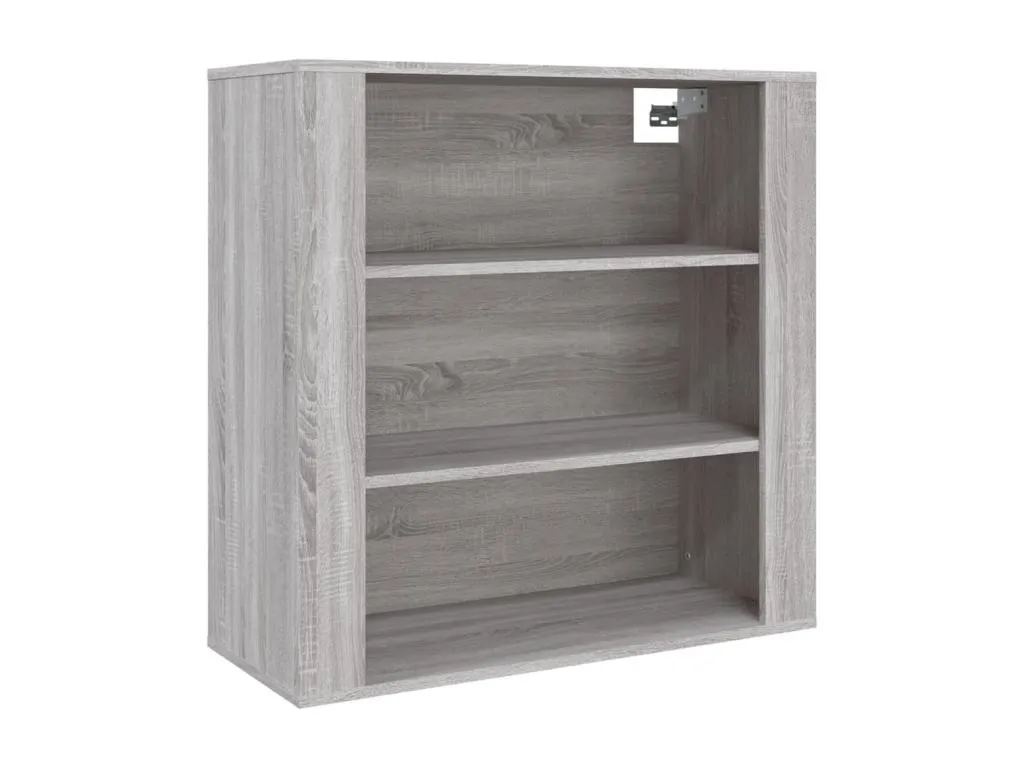 Armario de pared Mobtrendy contrachapada gris Mobtrendy 80x33x80 cm aunz74063