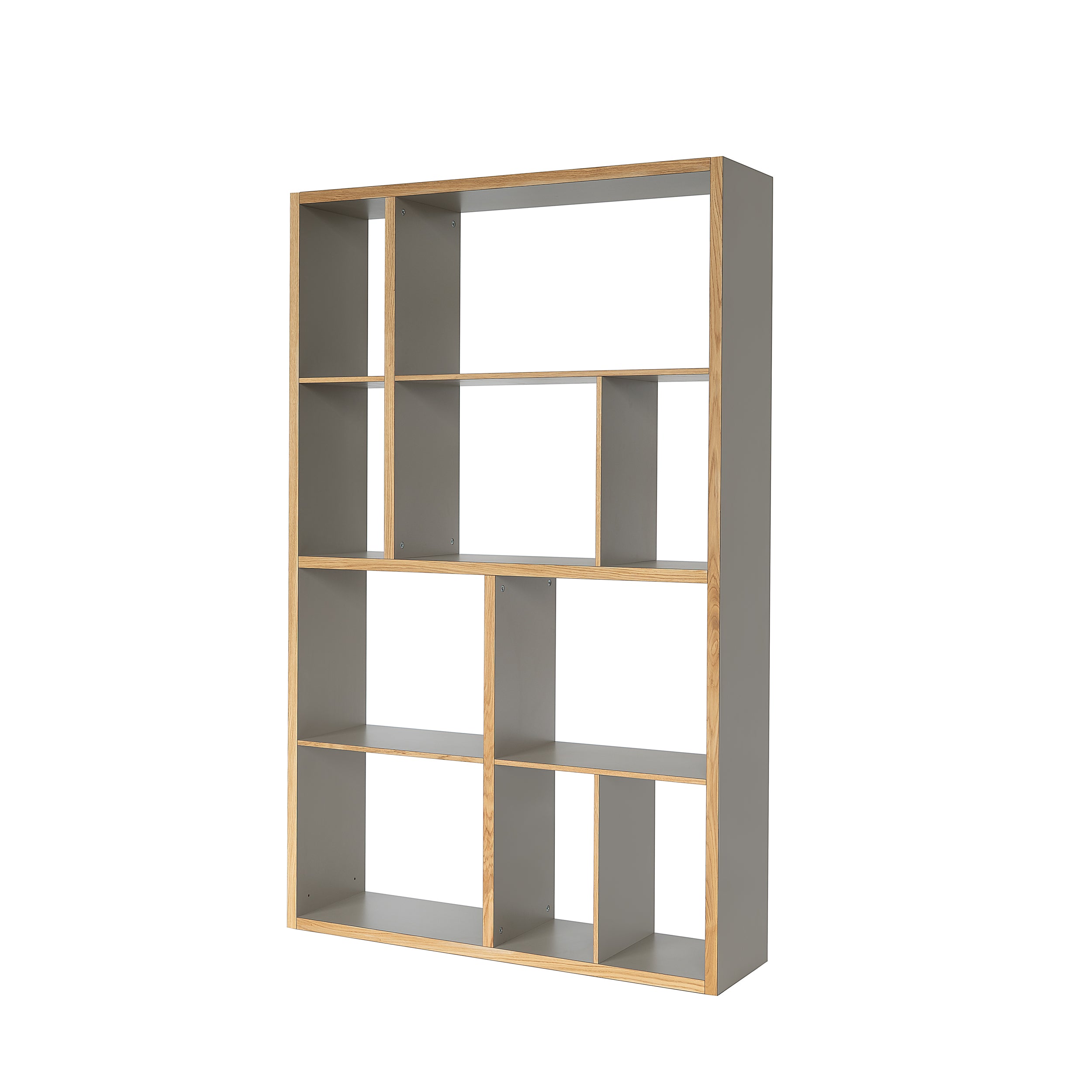 MINT Furniture KAST M, 112 x 30 x 179 cm, eiken, grijs laminaat