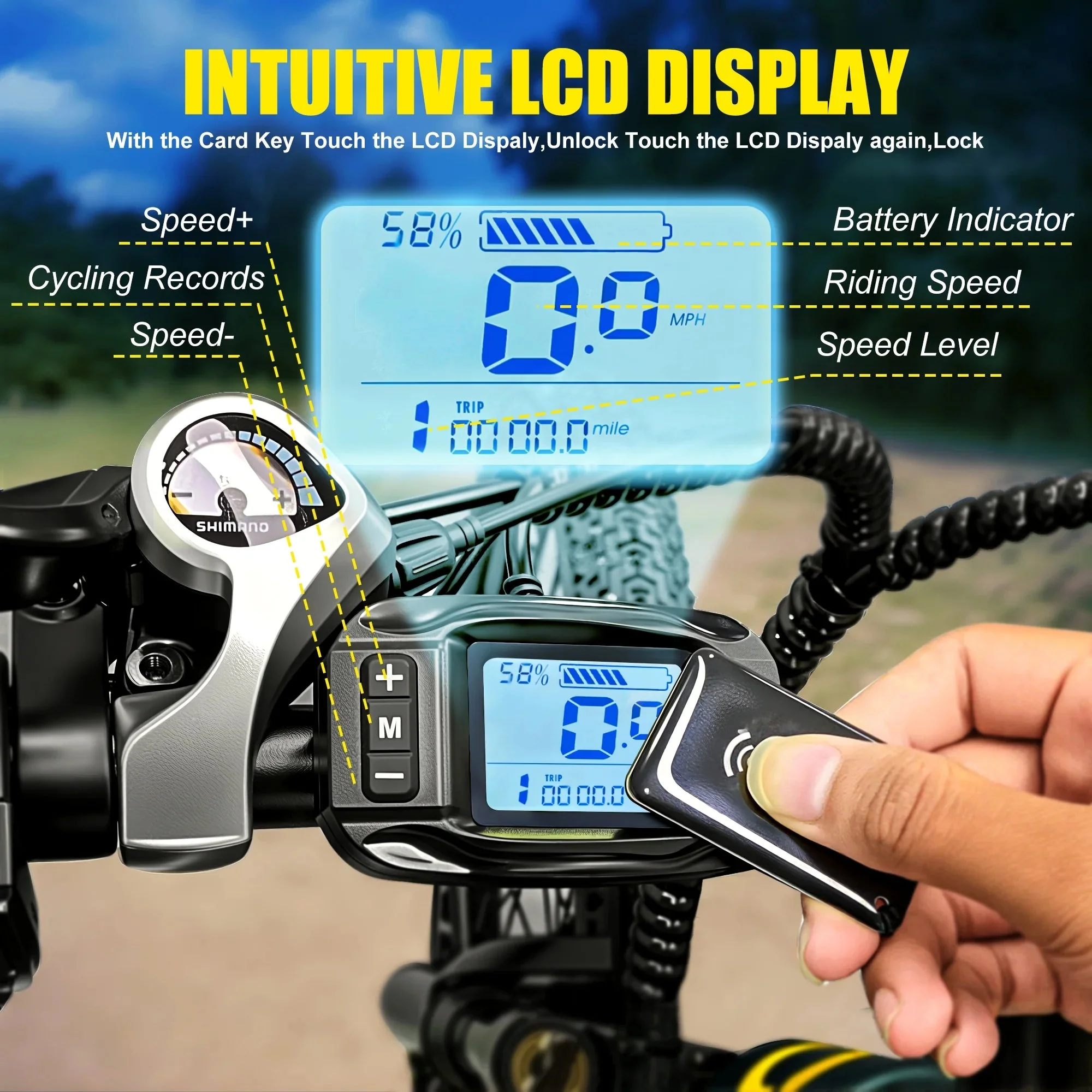 26 in Adult Electric Bike, 400W Motor, 25 MPH Top Speed, 40 Miles Range - Image 9 26 in Adult Electric Bike, 400W Motor, 25 MPH Top Speed, 40 Miles Range - Image 9