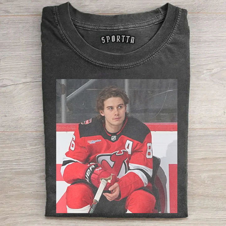 Jack Hughes Champion USA Tee