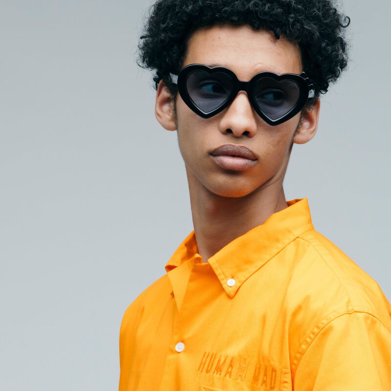 HUMAN MADE HEART SUNGLASSES