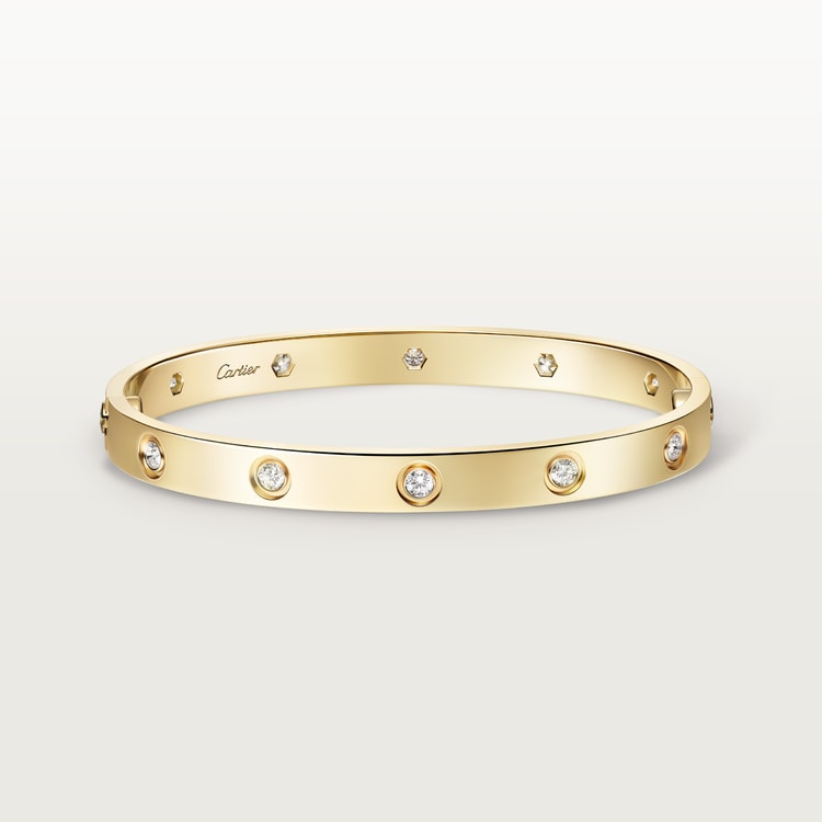 Replicate LOVE bracelet, classic model,10 diamonds(1:1 replica) - Original Replica Club