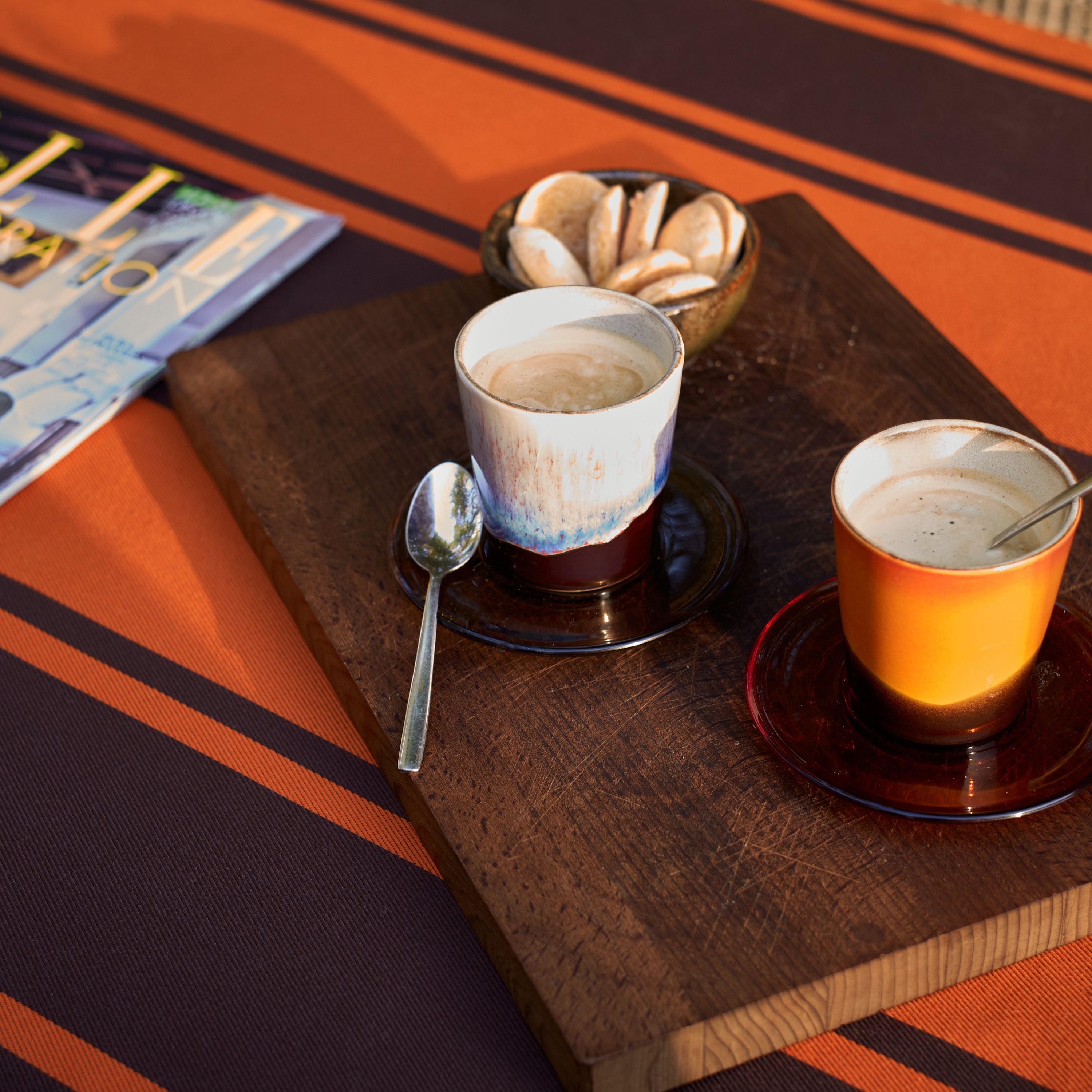 HKliving 70's Glassware Schotels - Set van 4