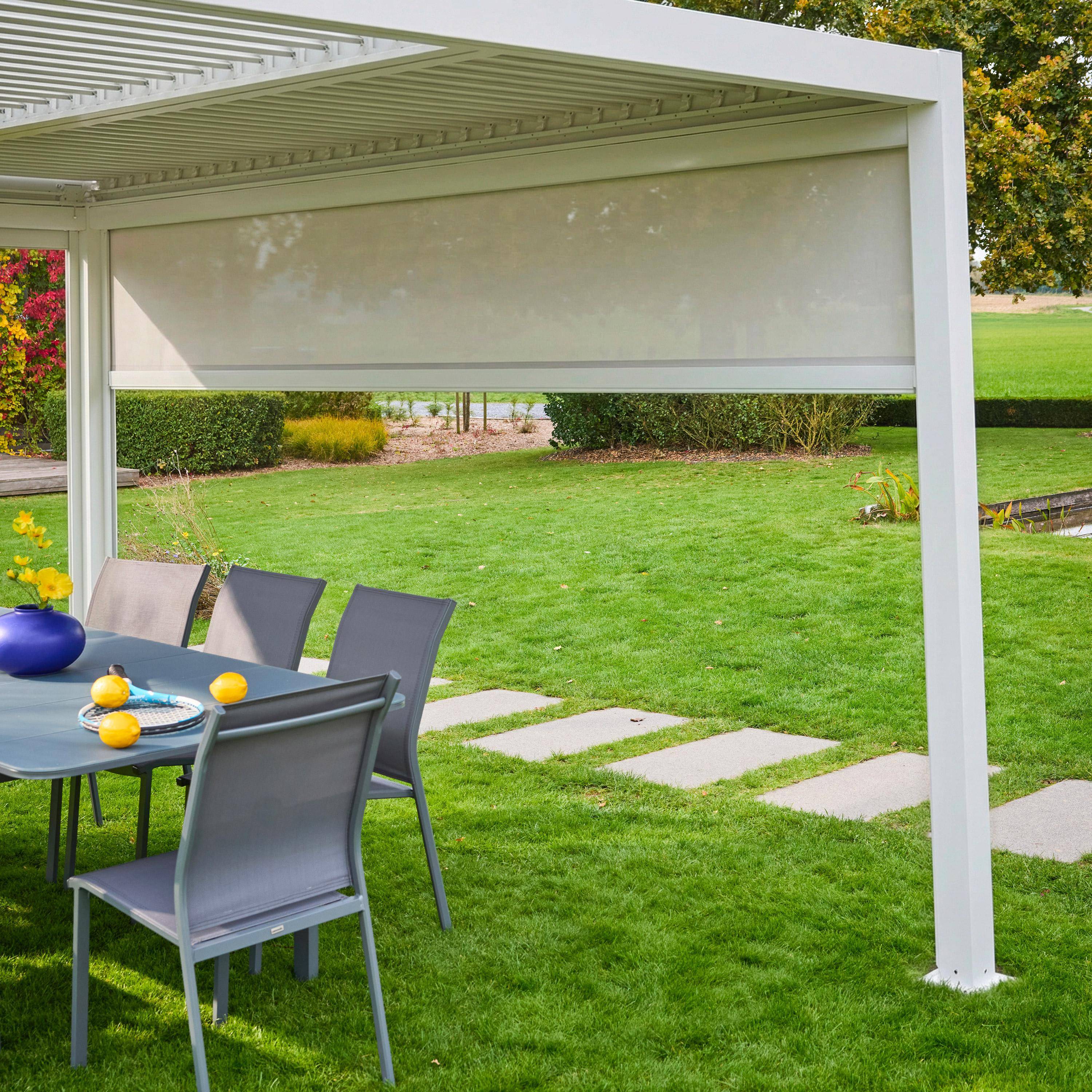 Palace toldo 4m - Toldo lateral para pérgola, 4m