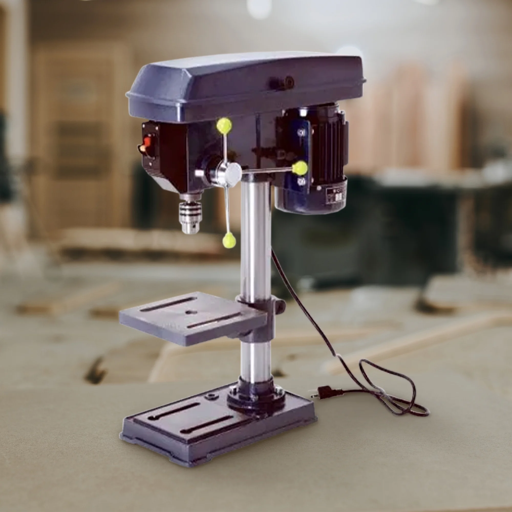 Master Mechanic 10-Inch Bench Mount Drill Press with 5 Speed 5/8 HP Motor - Image 5