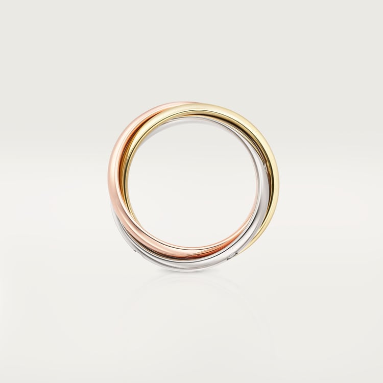 Replicate Trinity ring, classic model, 5 diamonds(1:1 replica) - Original Replica Club