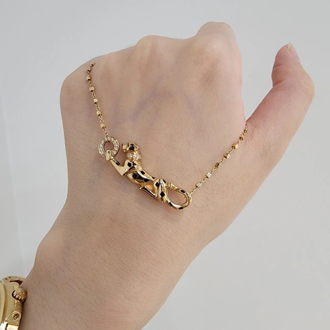 Cartier Panthère de Black Panther Necklace - Original Replica Club