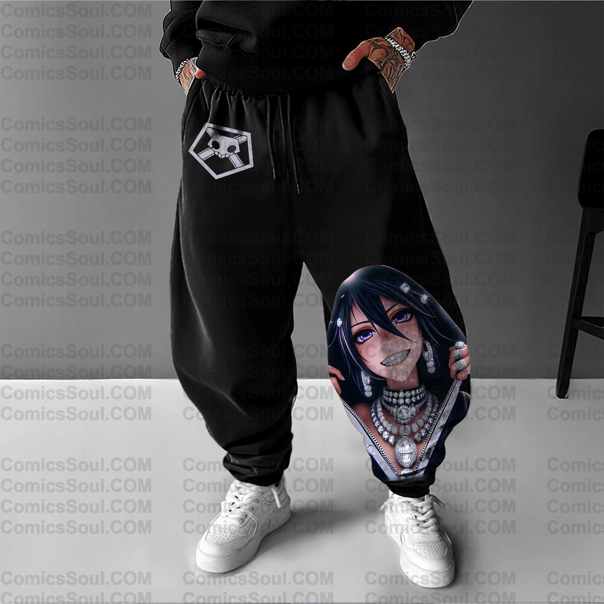 Unisex Anime Inspired Vintage Plush Pants