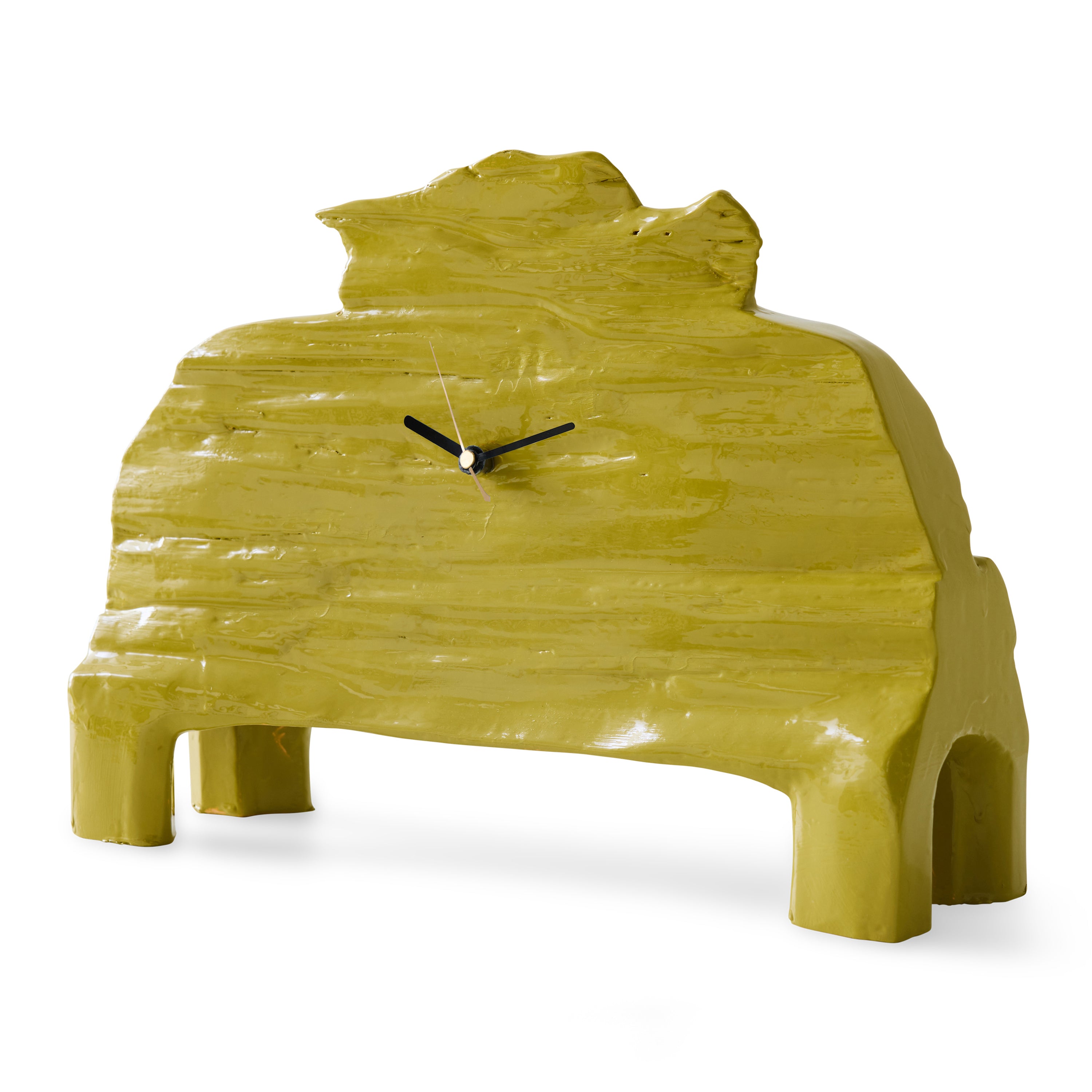 HKliving Teun Zwets Mantle Klok - Khaki