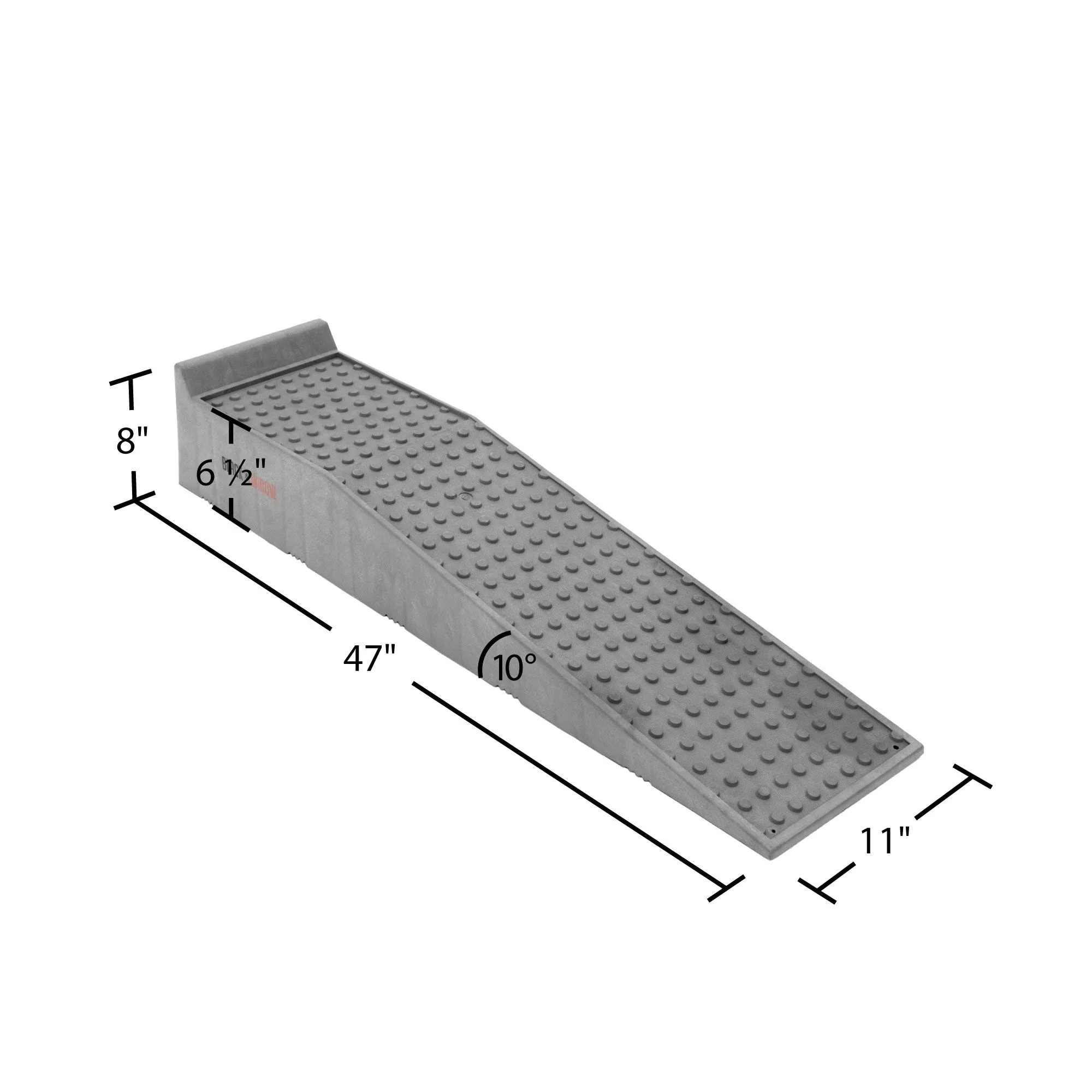 Black Widow Plastic Service Ramps, 47in x 11in x 8in, 10,000 lb. Per Pair Capacity - Image 3 Black Widow Plastic Service Ramps, 47in x 11in x 8in, 10,000 lb. Per Pair Capacity - Image 3