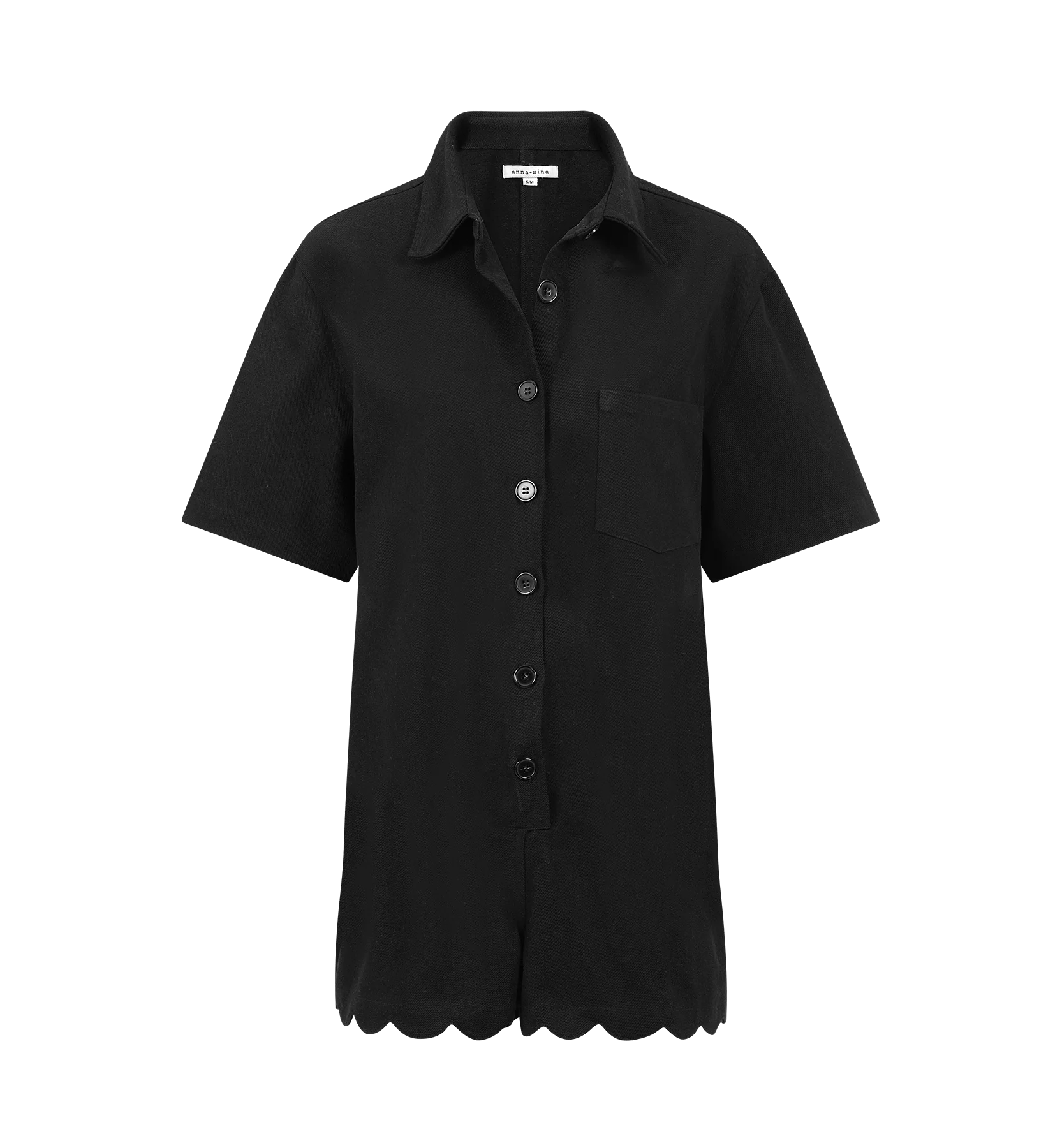 Scalloped Charm Playsuit
