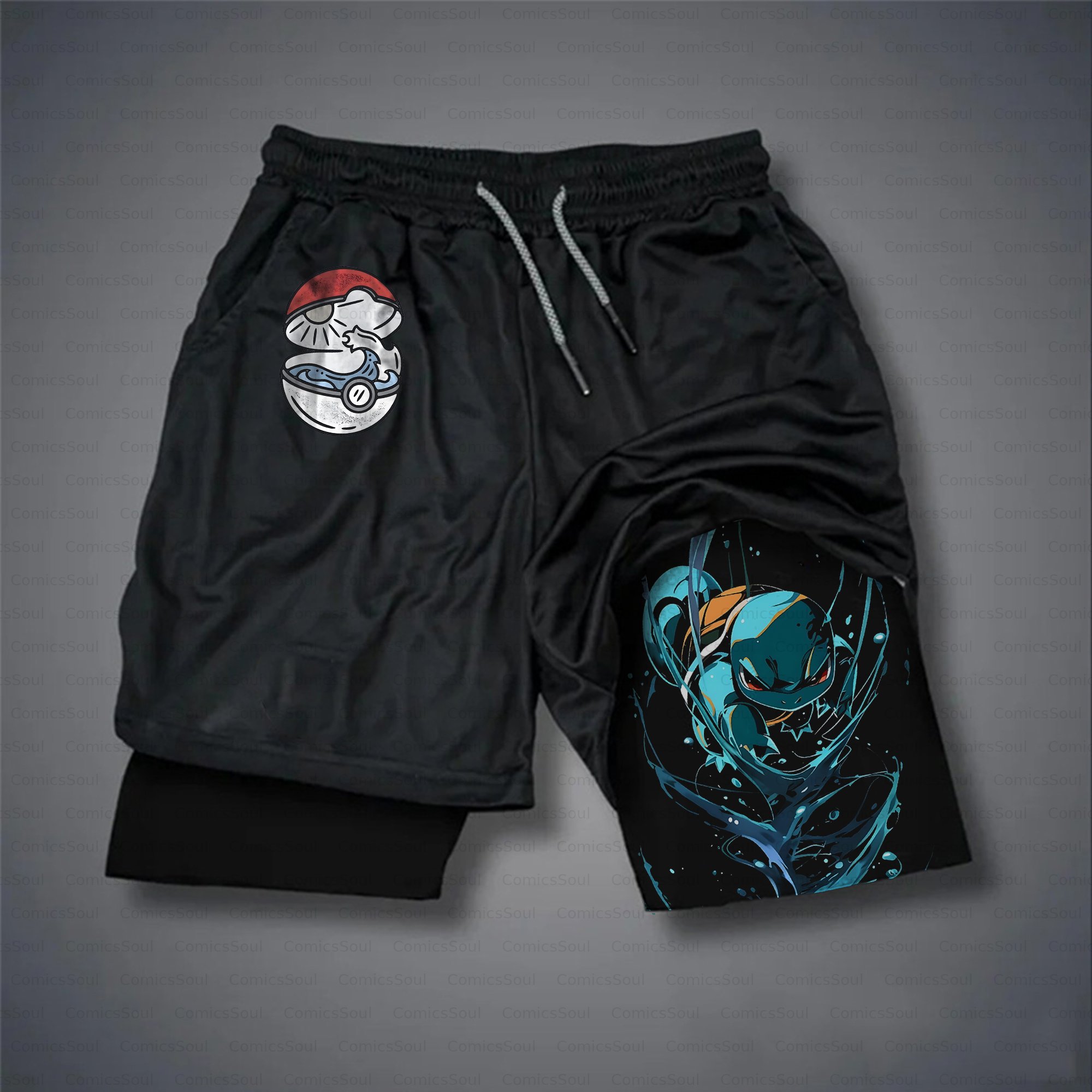 Unisex Casual Anime Streetwear Gym Shorts