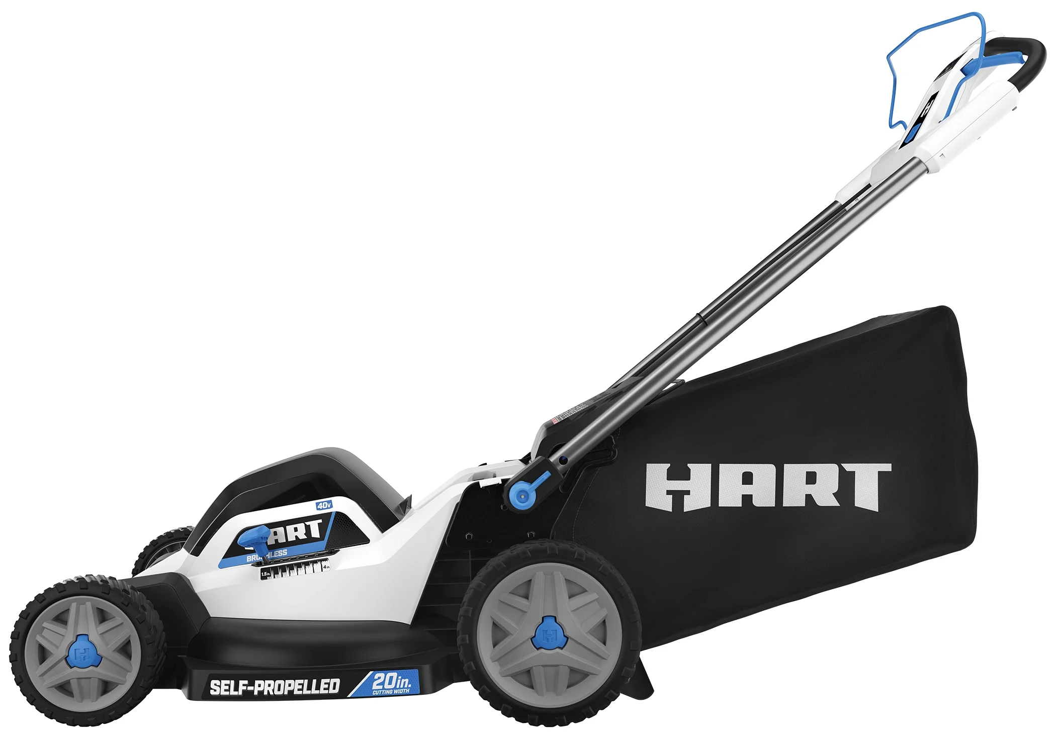 HART 40-Volt Cordless 20-inch Brushless Self Propelled Mower Kit, (1) 6.0 Ah Lithium-Ion Battery - Image 2
