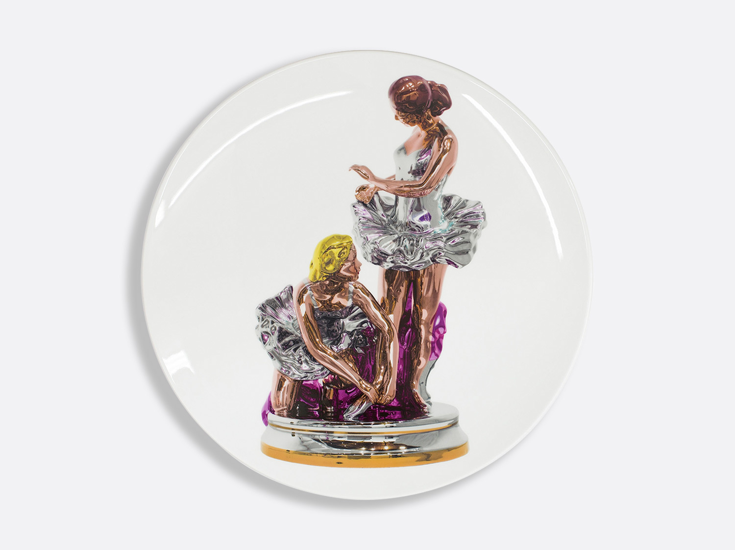 Coffret de 6 assiettes coupes assorties 31 cm