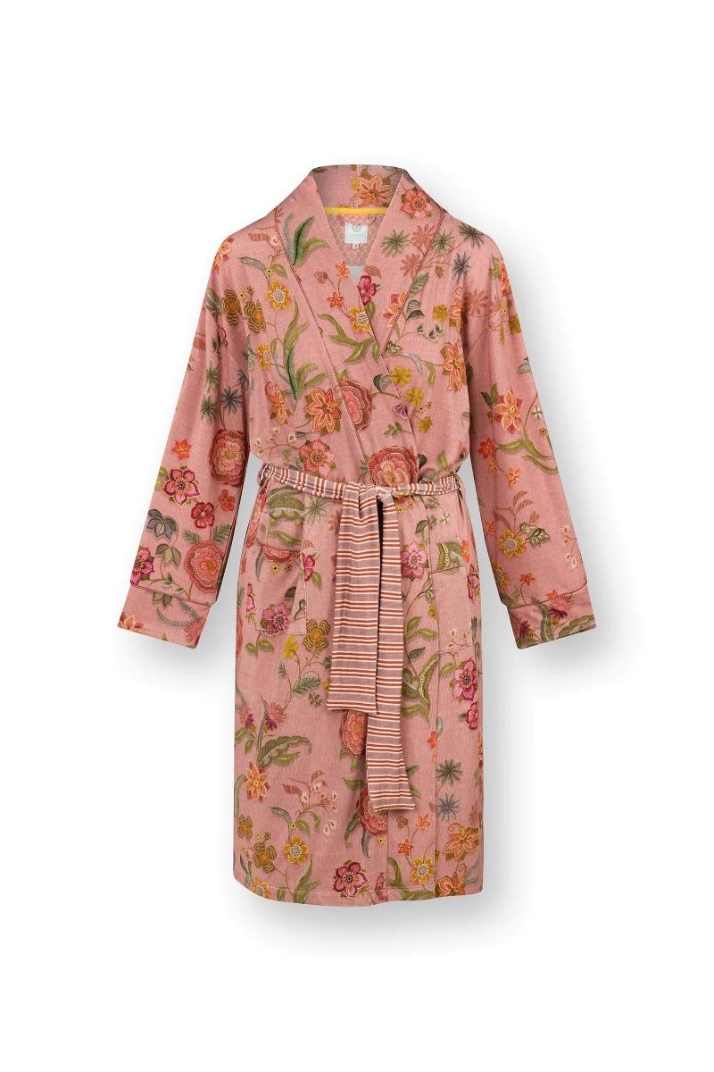 Nisha Kimono Coco Flower Coral