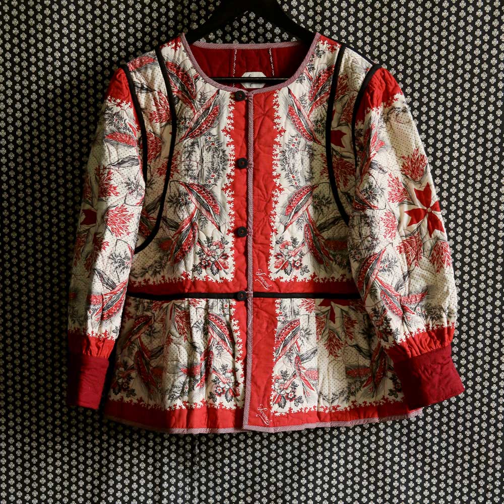 Suranné - Veste Matelassée - Rouge Vin