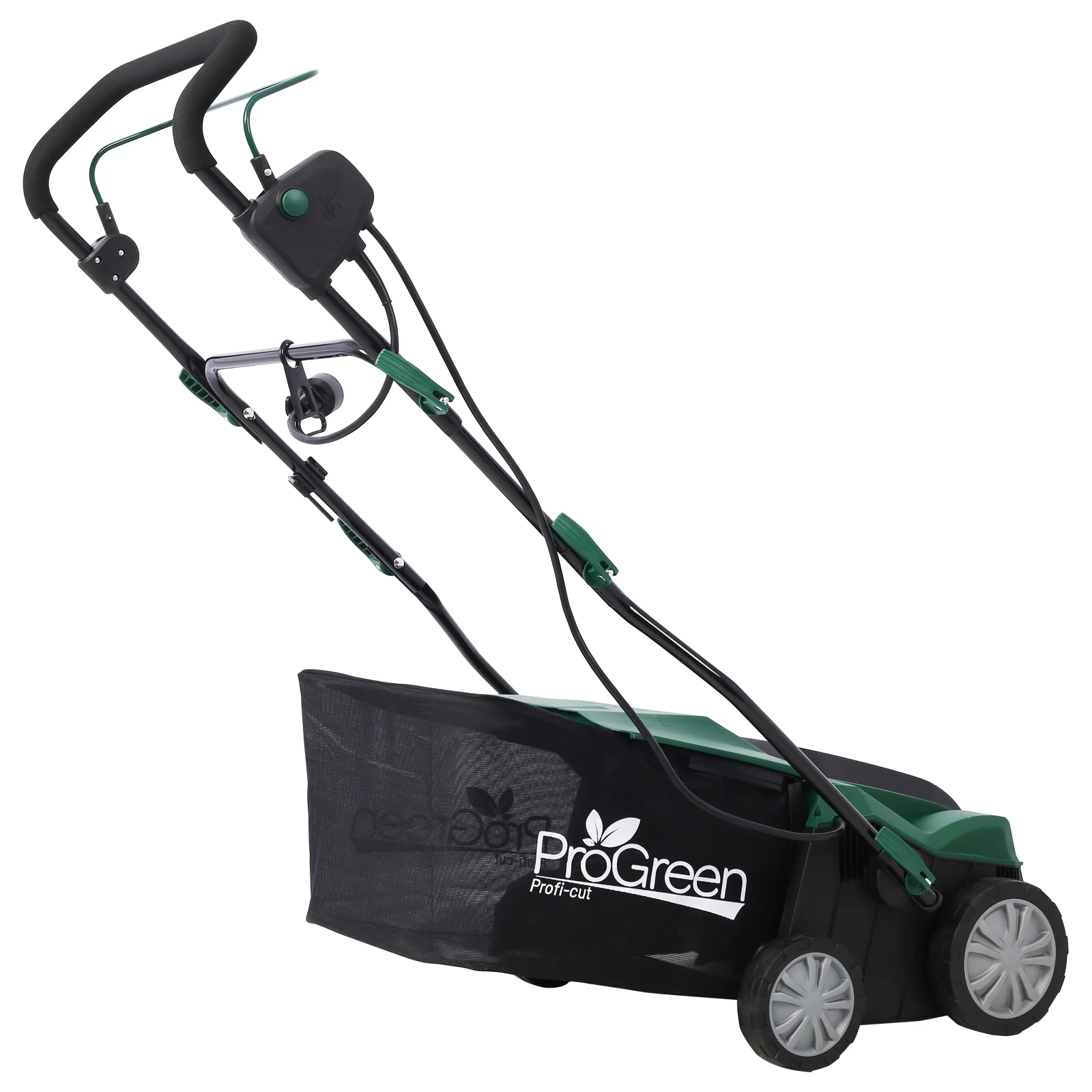 Dethatcher and Scarifier, Seizeen 16-Inch Lawn Dethatcher Scarifier 2-IN-1 Gardening Equipment, Powerful 15 Amp Electric Dethatcher & Scarifier, Height Adjustable, 58QT Removable Thatch Bag - Image 16