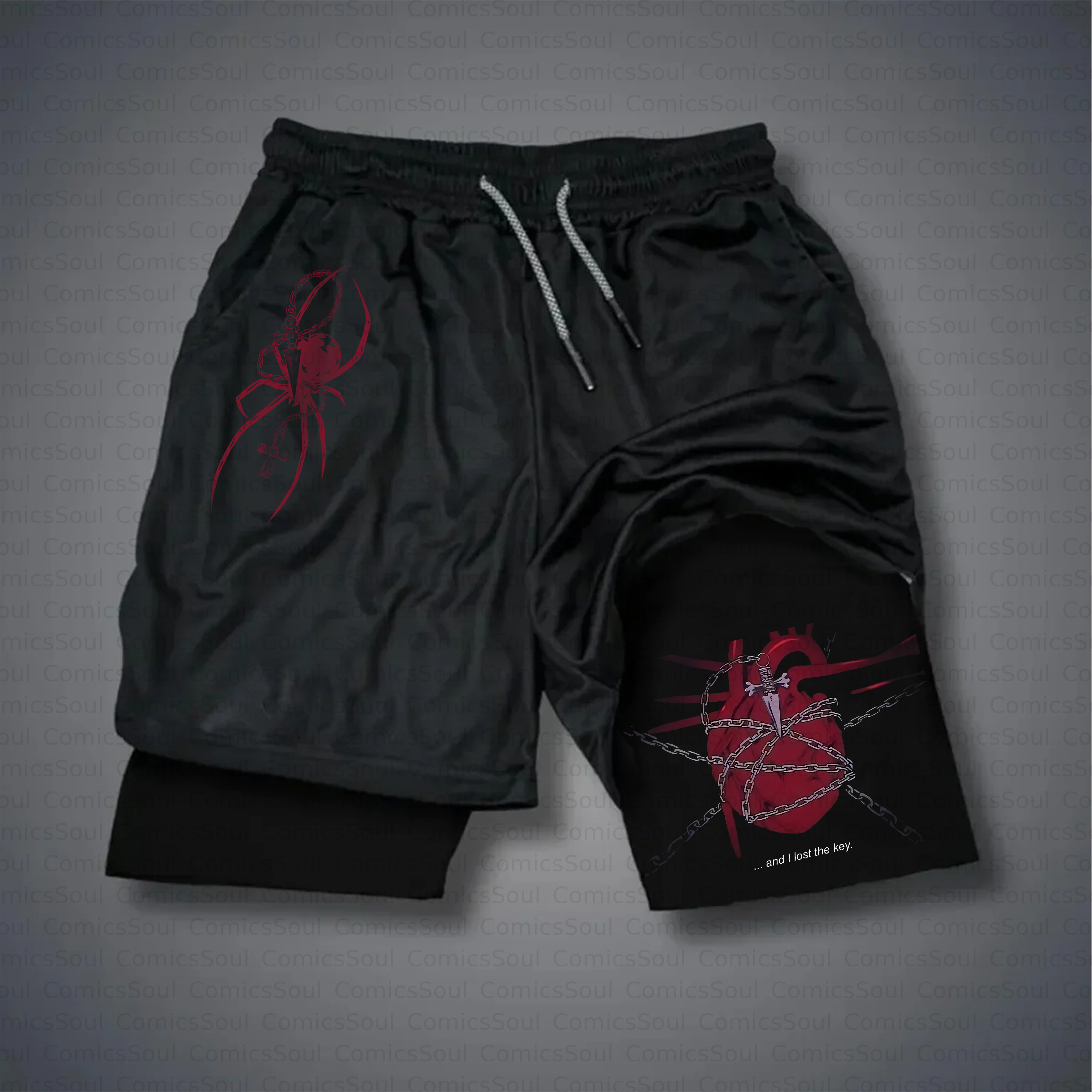 Unisex Casual Anime Style Shorts