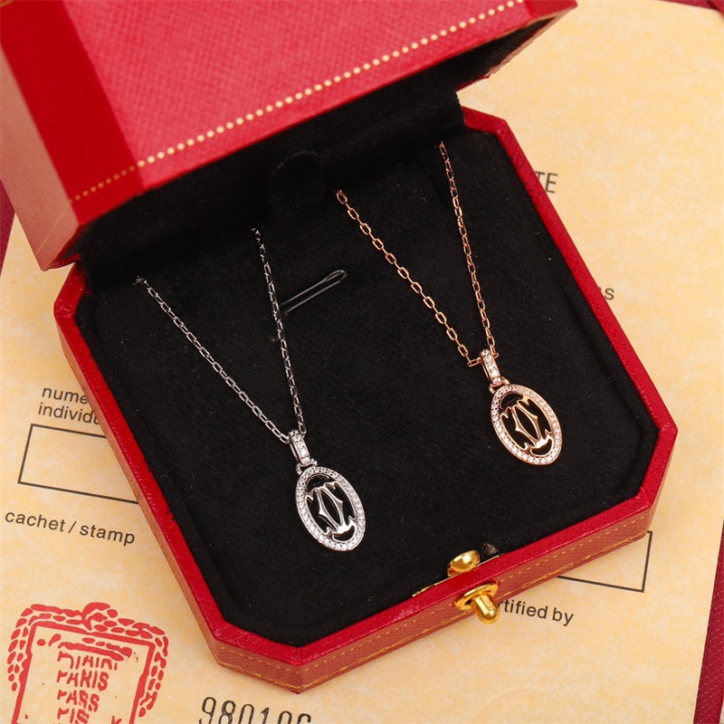 Cartier Oval Pendant Necklace - Original Replica Club