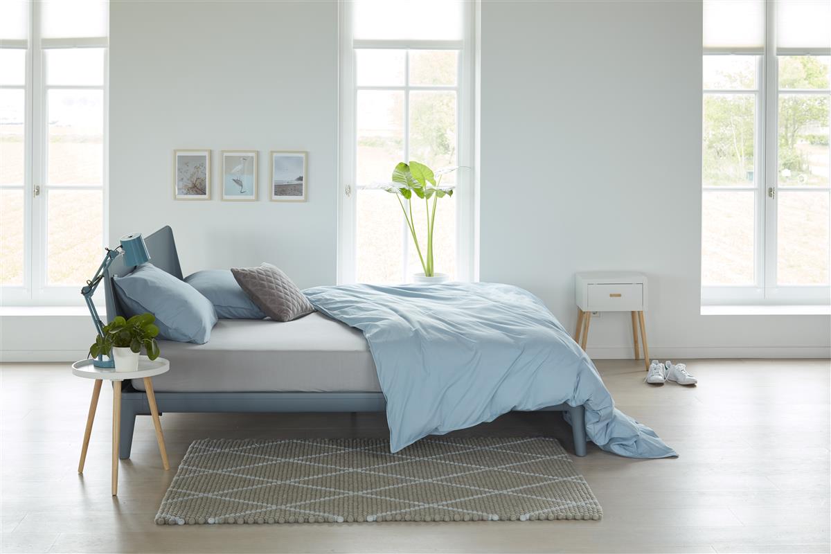 Beddinghouse Jersey - Topper Hoeslaken - 70/80x200/220 - Licht grijs