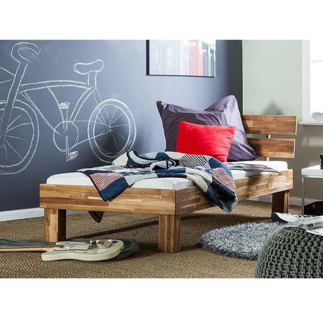 Cama de madera maciza de roble Judith, 90 x 200 cm. / 140 x 200 cm. | NordicStory