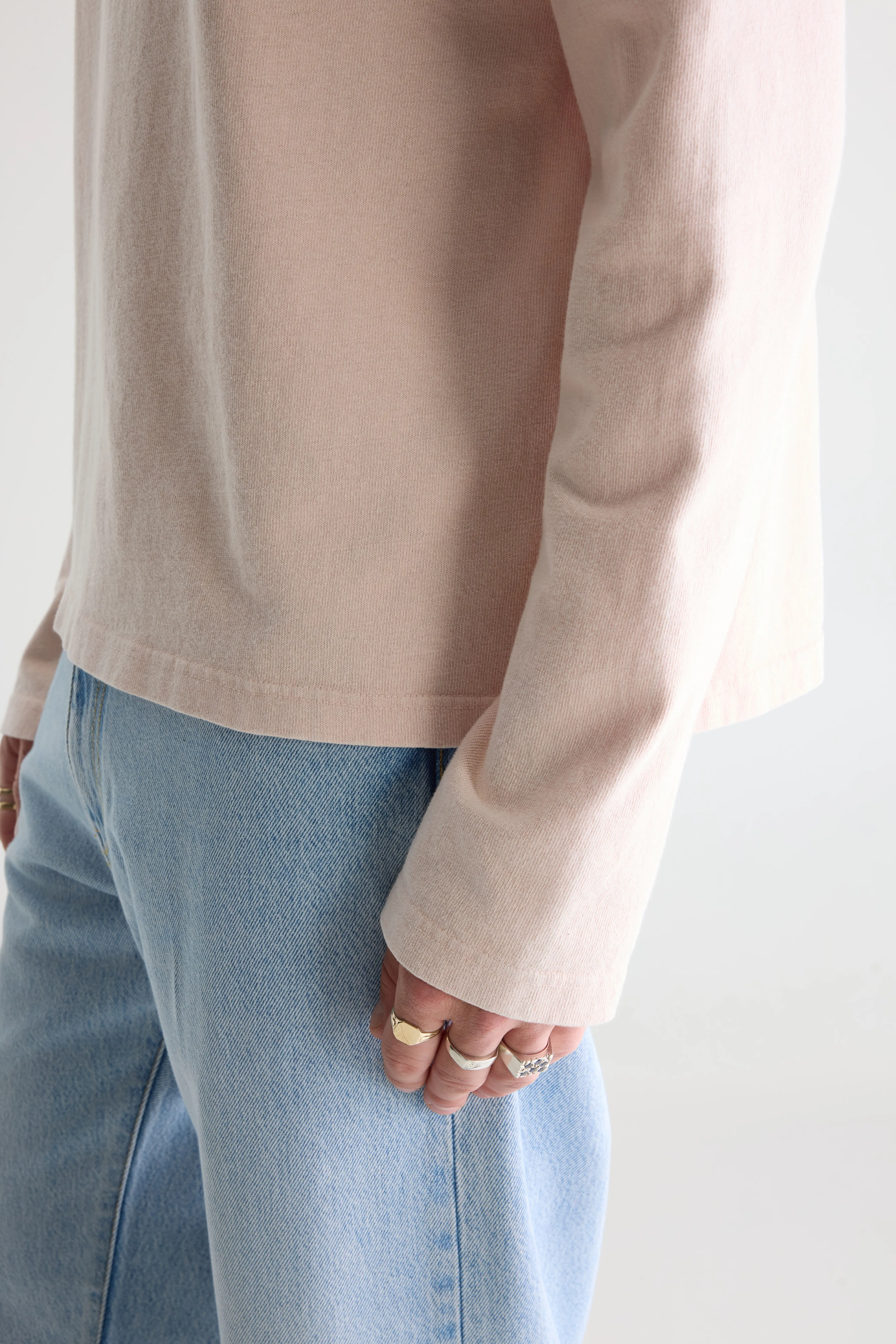Bellerose Fuller long-sleeve t-shirt  (261 / M / OLD PINK)
