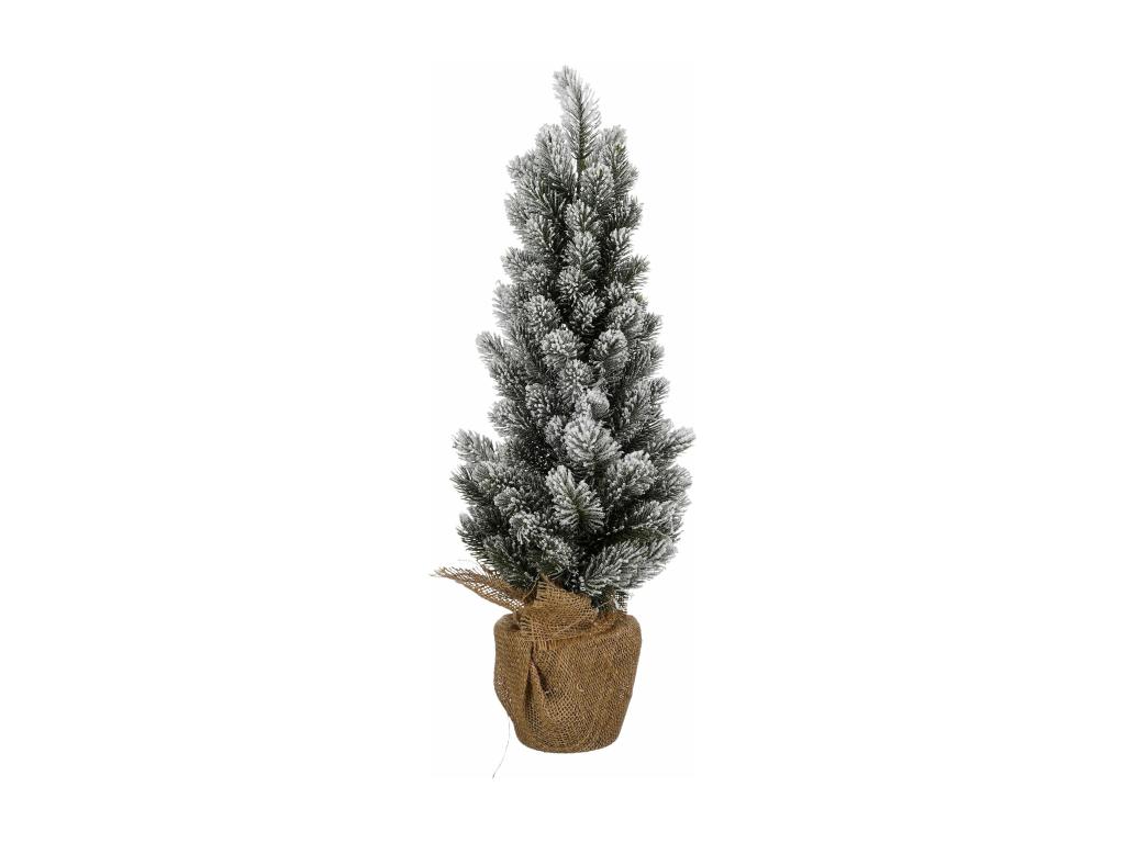 Árbol de Navidad decorativo de PE (polietileno) - 60 x Ø30 - Verde escarcha -